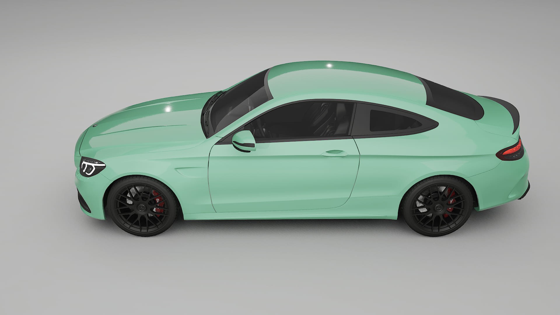 Mercedes C63 AMG W205 Coupe TPU Lackskyddsfilm | DUSTY Färgskiftande PPF – Komplett Förskuret Kit