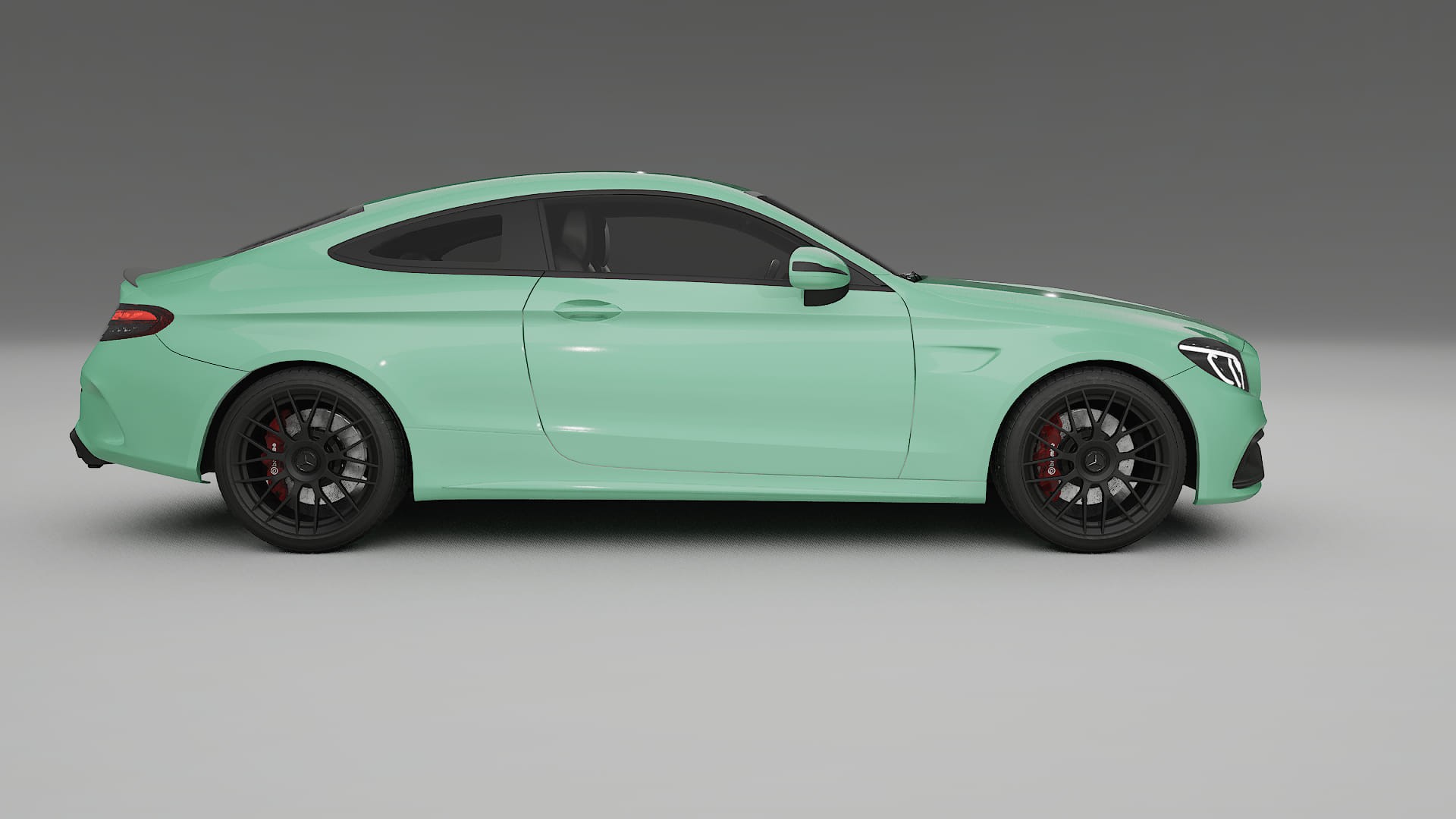 Mercedes C63 AMG W205 Coupe TPU Lackskyddsfilm | DUSTY Färgskiftande PPF – Komplett Förskuret Kit