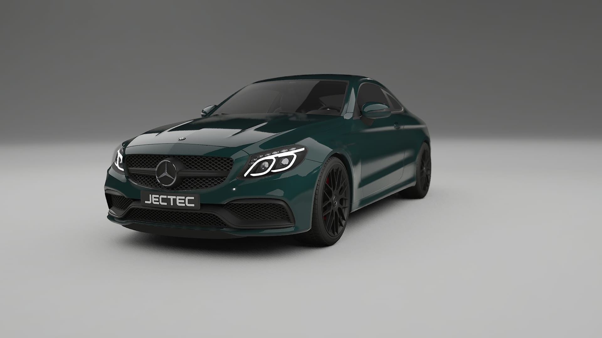 Mercedes C63 AMG W205 Coupe TPU Lackskyddsfilm | INFERNO Färgskiftande PPF – Komplett Förskuret Kit