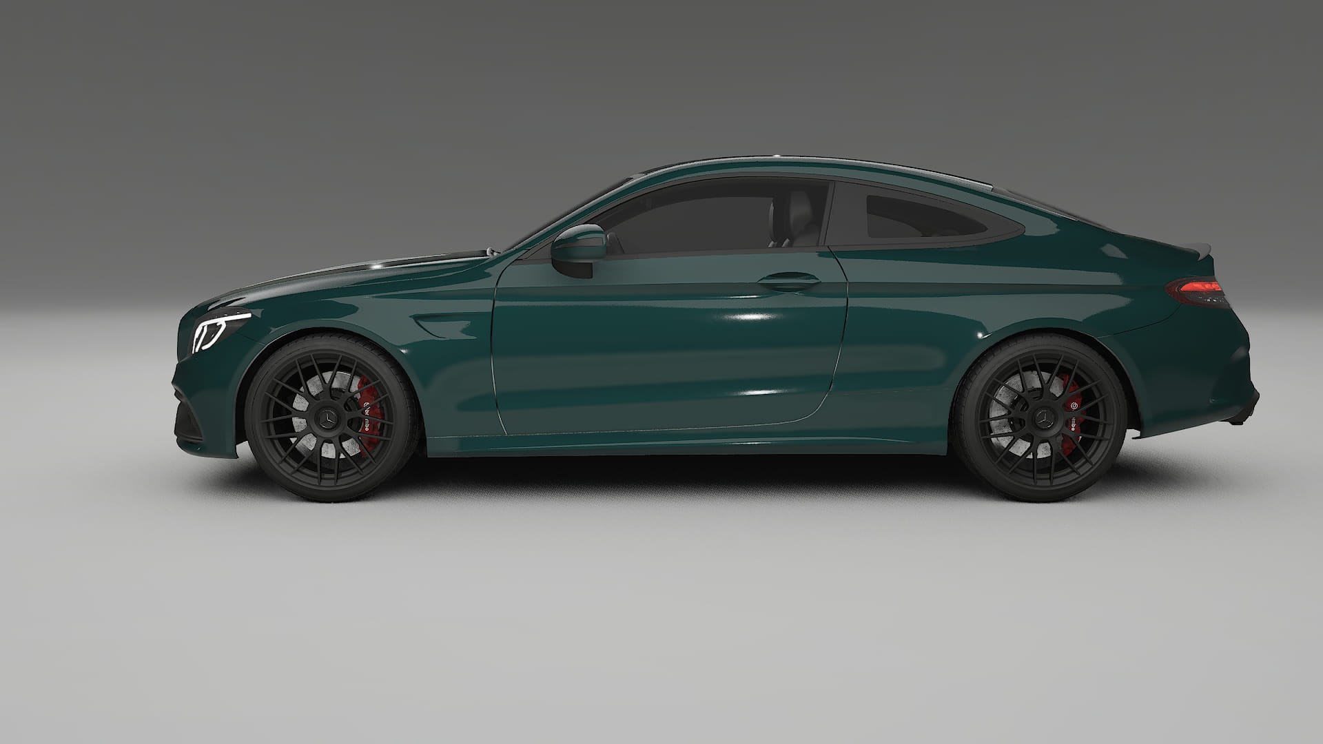 Mercedes C63 AMG W205 Coupe TPU Lackskyddsfilm | INFERNO Färgskiftande PPF – Komplett Förskuret Kit