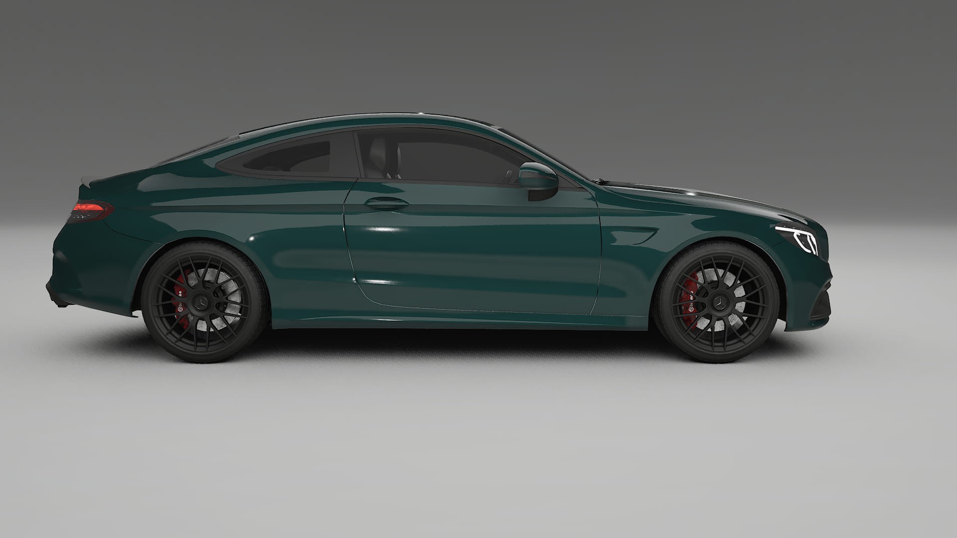 Mercedes C63 AMG W205 Coupe TPU Lackskyddsfilm | INFERNO Färgskiftande PPF – Komplett Förskuret Kit