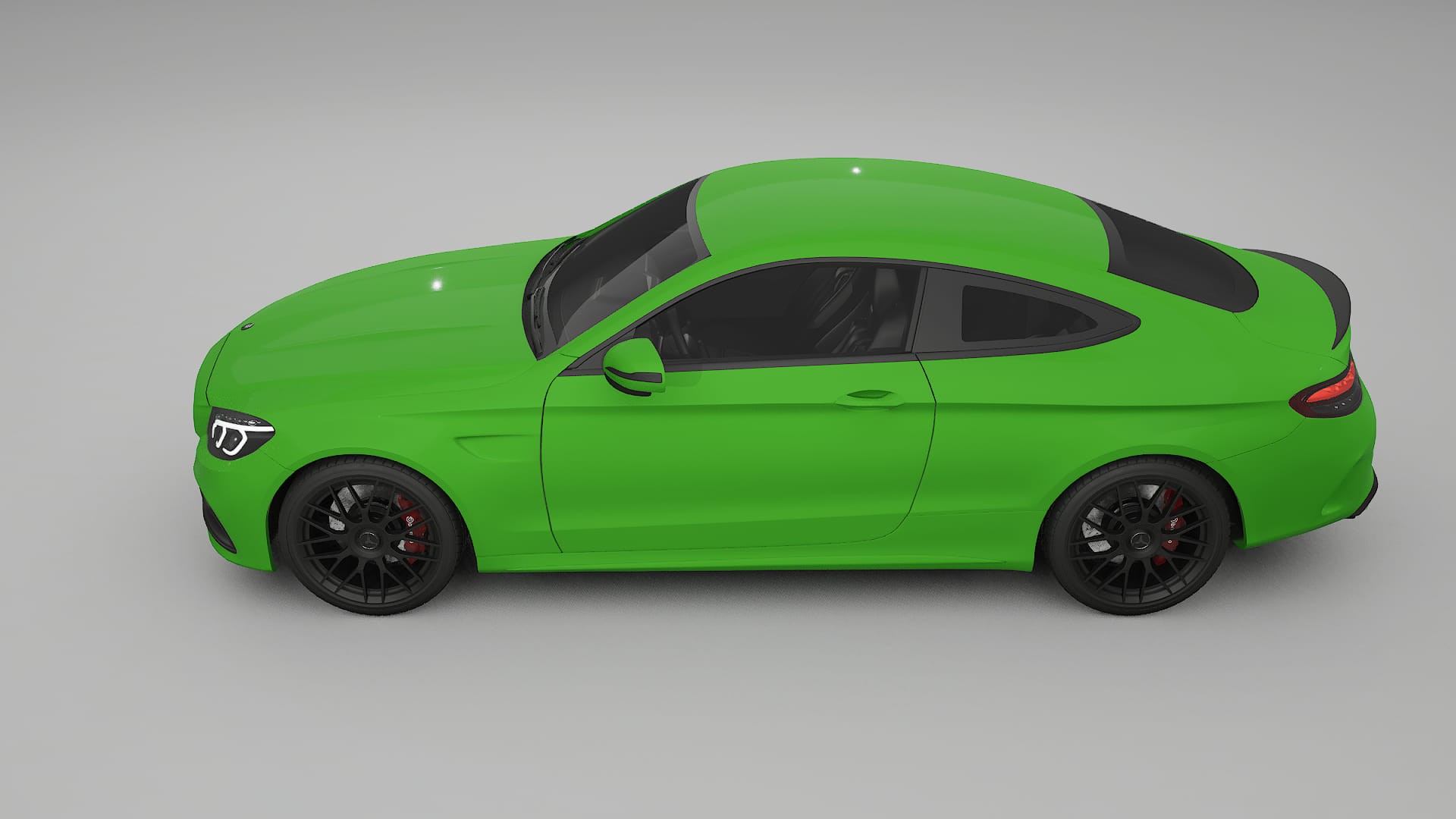 Mercedes C63 AMG W205 Coupe TPU Lackskyddsfilm | VENOM Färgskiftande PPF – Komplett Förskuret Kit