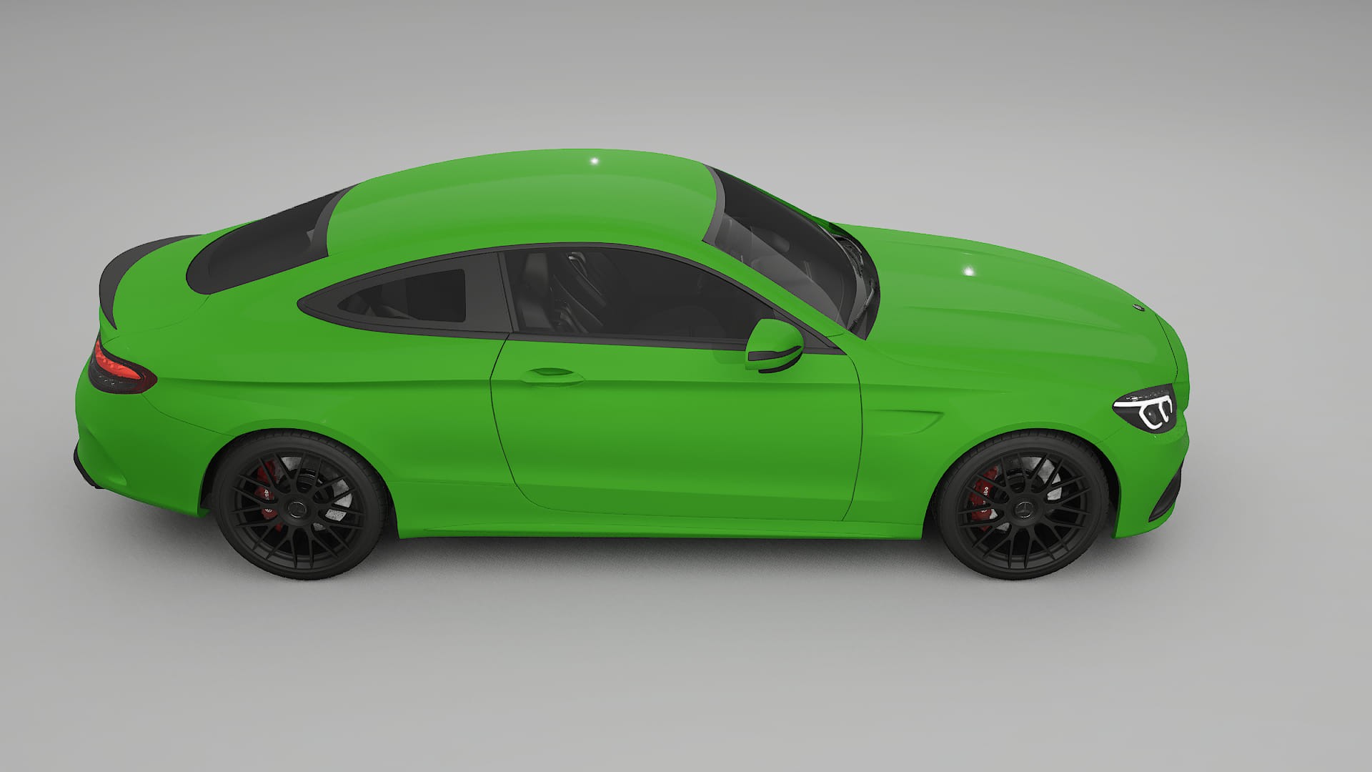 Mercedes C63 AMG W205 Coupe TPU Lackskyddsfilm | VENOM Färgskiftande PPF – Komplett Förskuret Kit