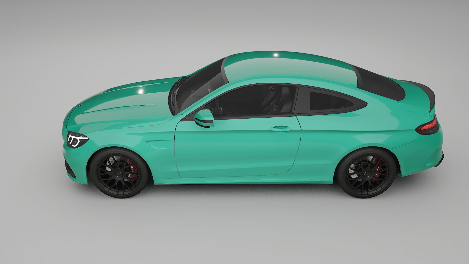 Mercedes C63 AMG W205 Coupe TPU Lackskyddsfilm | JEWEL Färgskiftande PPF – Komplett Förskuret Kit