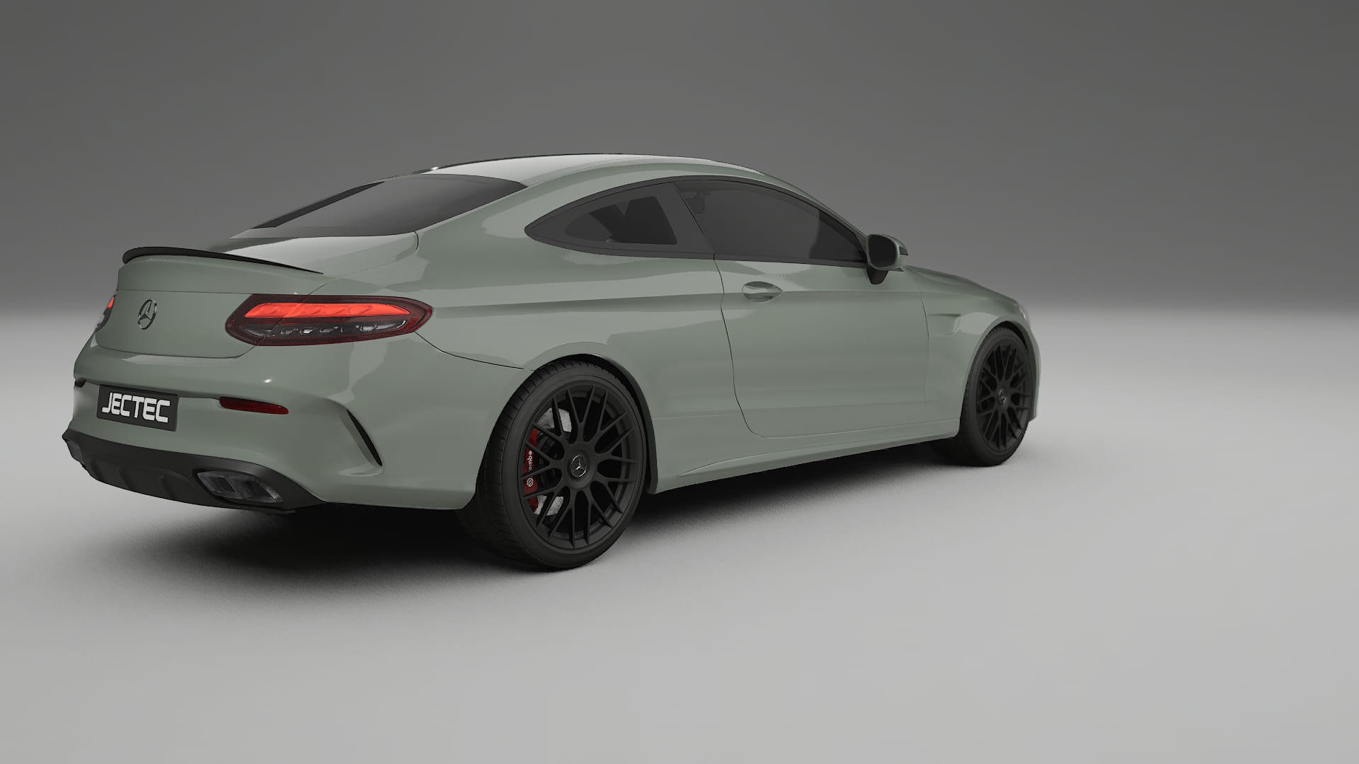 Mercedes C63 AMG W205 Coupe TPU Lackskyddsfilm | SLATE Färgskiftande PPF – Komplett Förskuret Kit