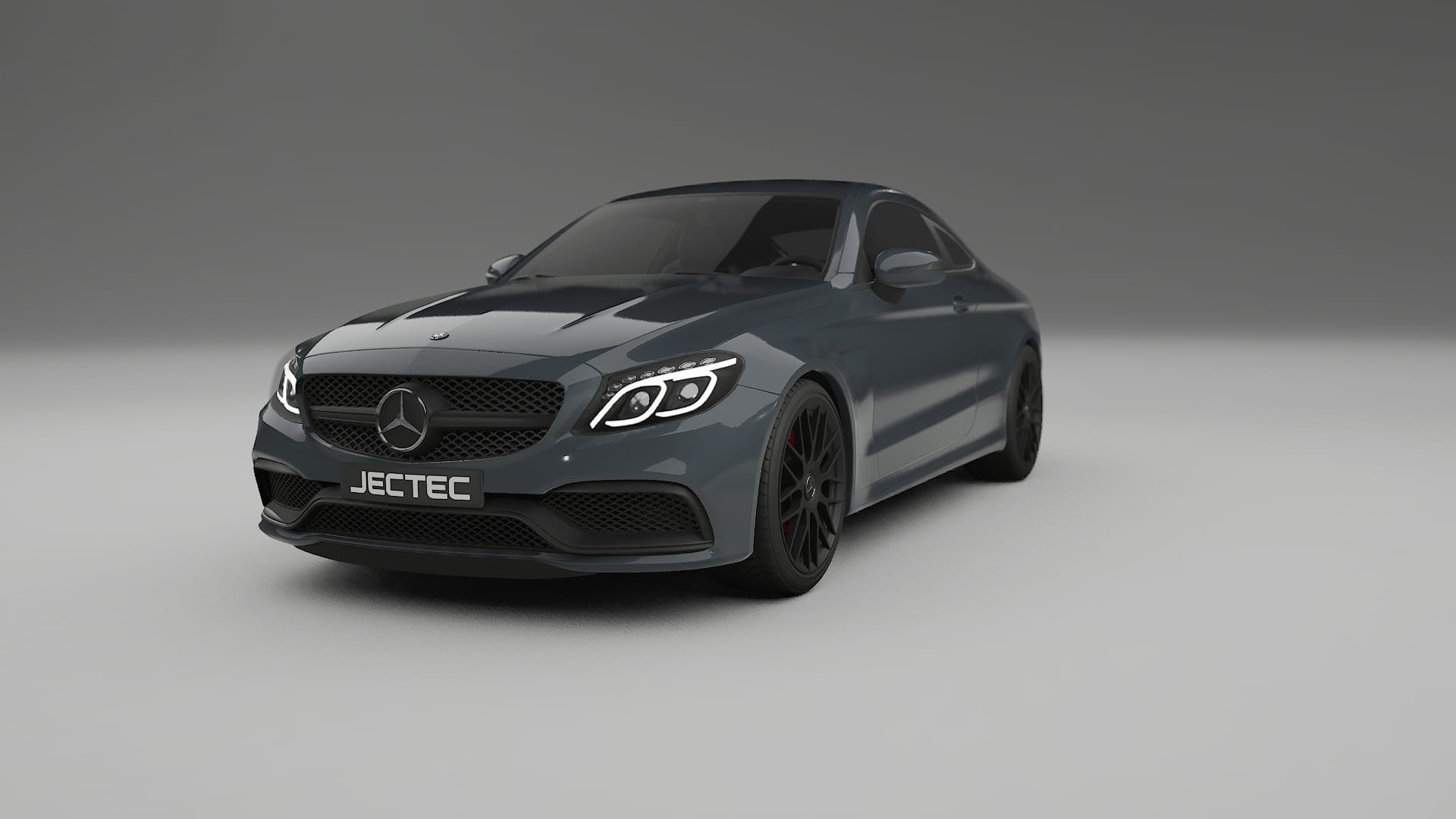 Mercedes C63 AMG W205 Coupe TPU Lackskyddsfilm | GRANITE Färgskiftande PPF – Komplett Förskuret Kit