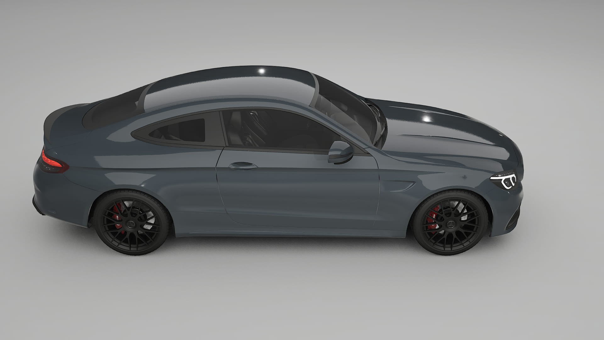 Mercedes C63 AMG W205 Coupe TPU Lackskyddsfilm | GRANITE Färgskiftande PPF – Komplett Förskuret Kit