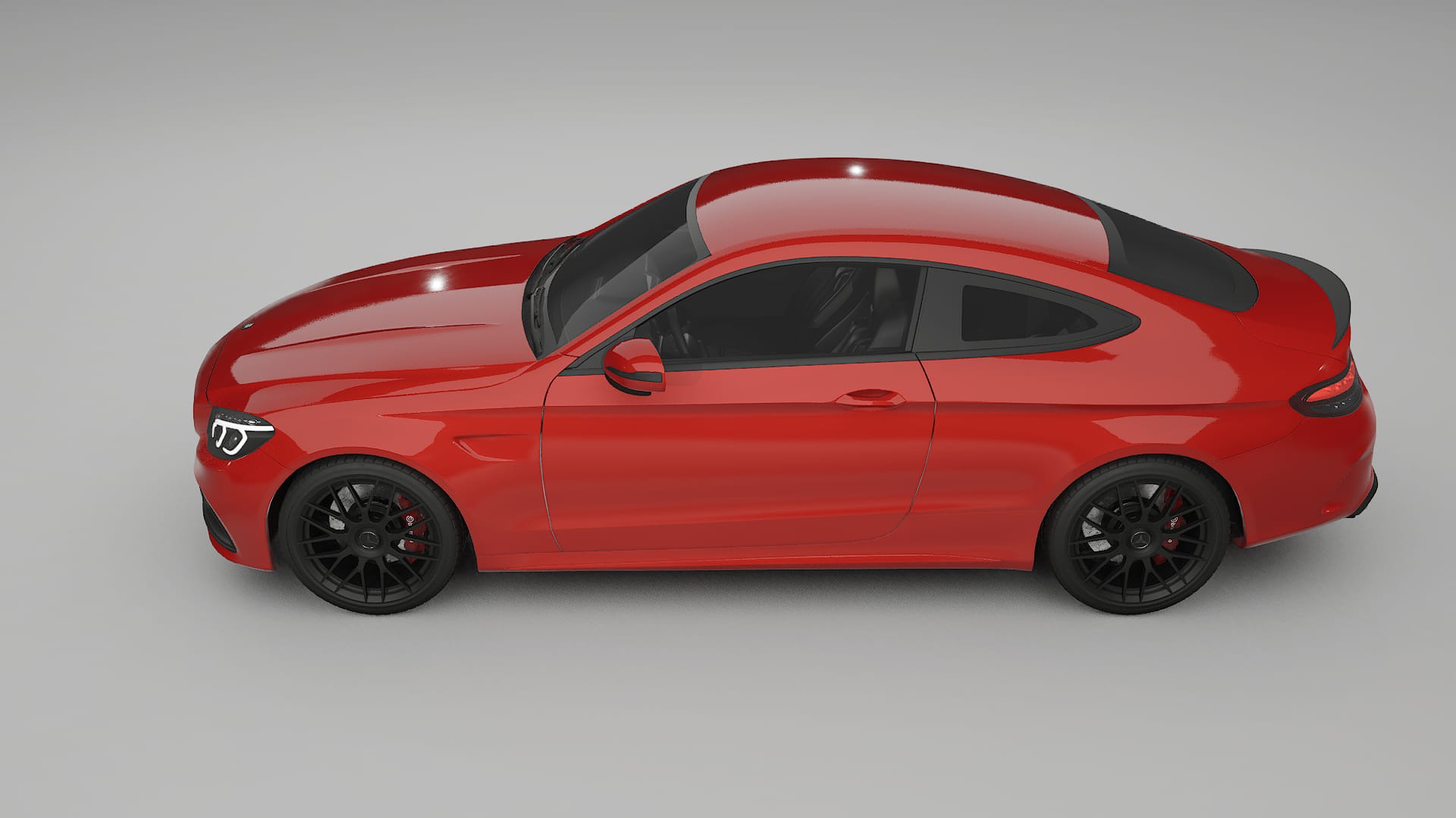 Mercedes C63 AMG W205 Coupe TPU Lackskyddsfilm | BLAZE Färgskiftande PPF – Komplett Förskuret Kit