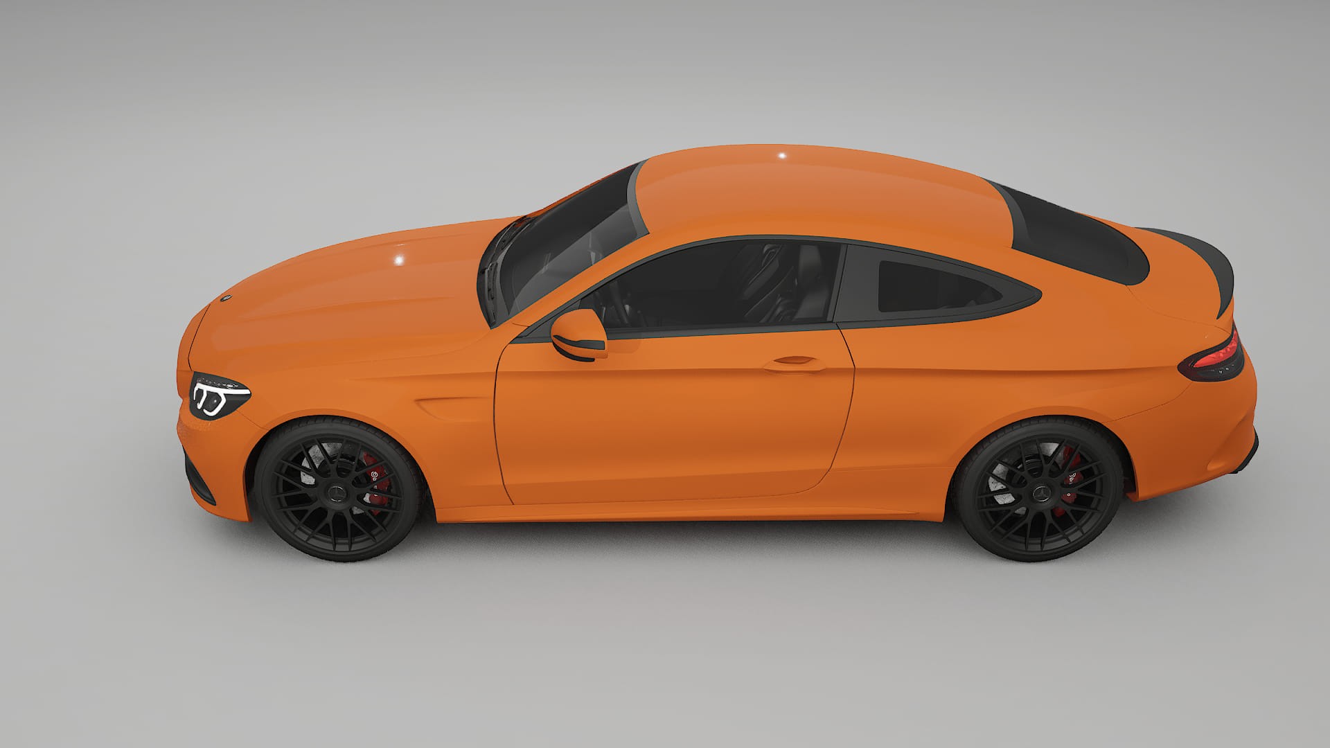 Mercedes C63 AMG W205 Coupe TPU Lackskyddsfilm | ROCKET Färgskiftande PPF – Komplett Förskuret Kit