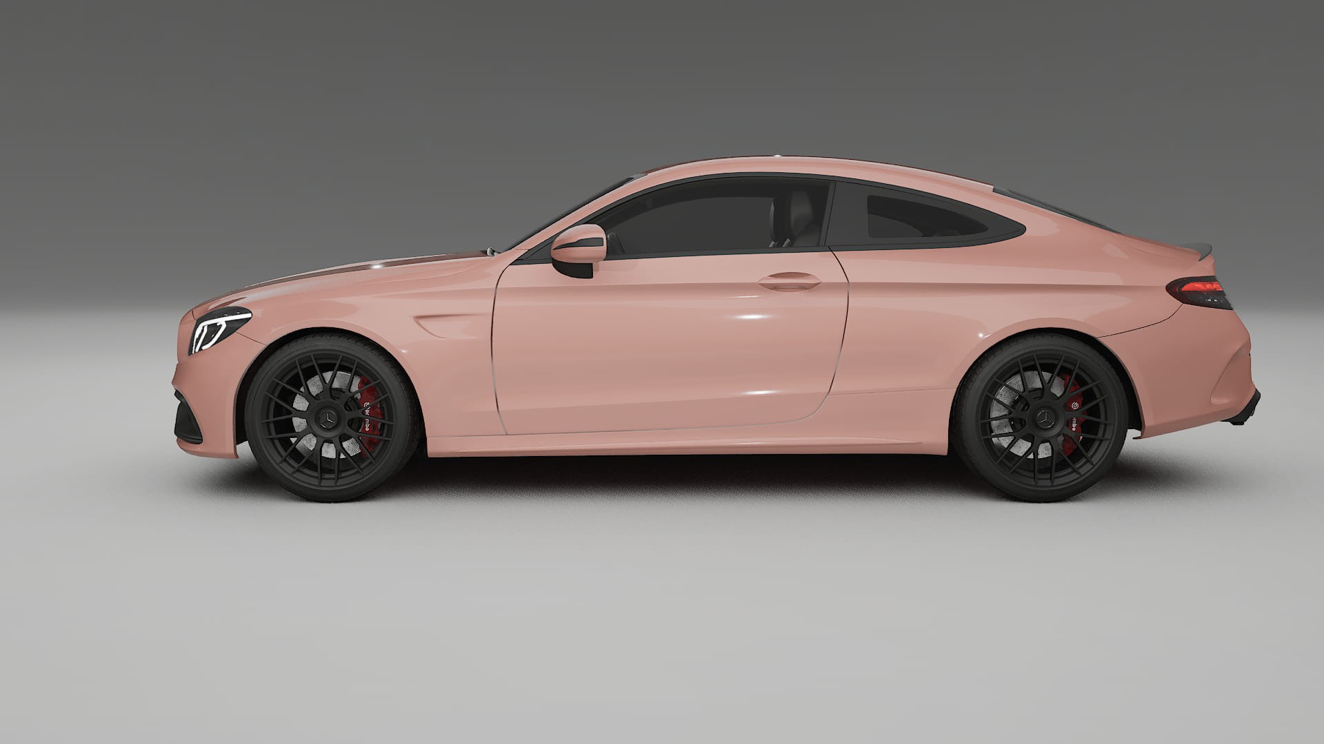 Mercedes C63 AMG W205 Coupe TPU Lackskyddsfilm | BLUSH Färgskiftande PPF – Komplett Förskuret Kit