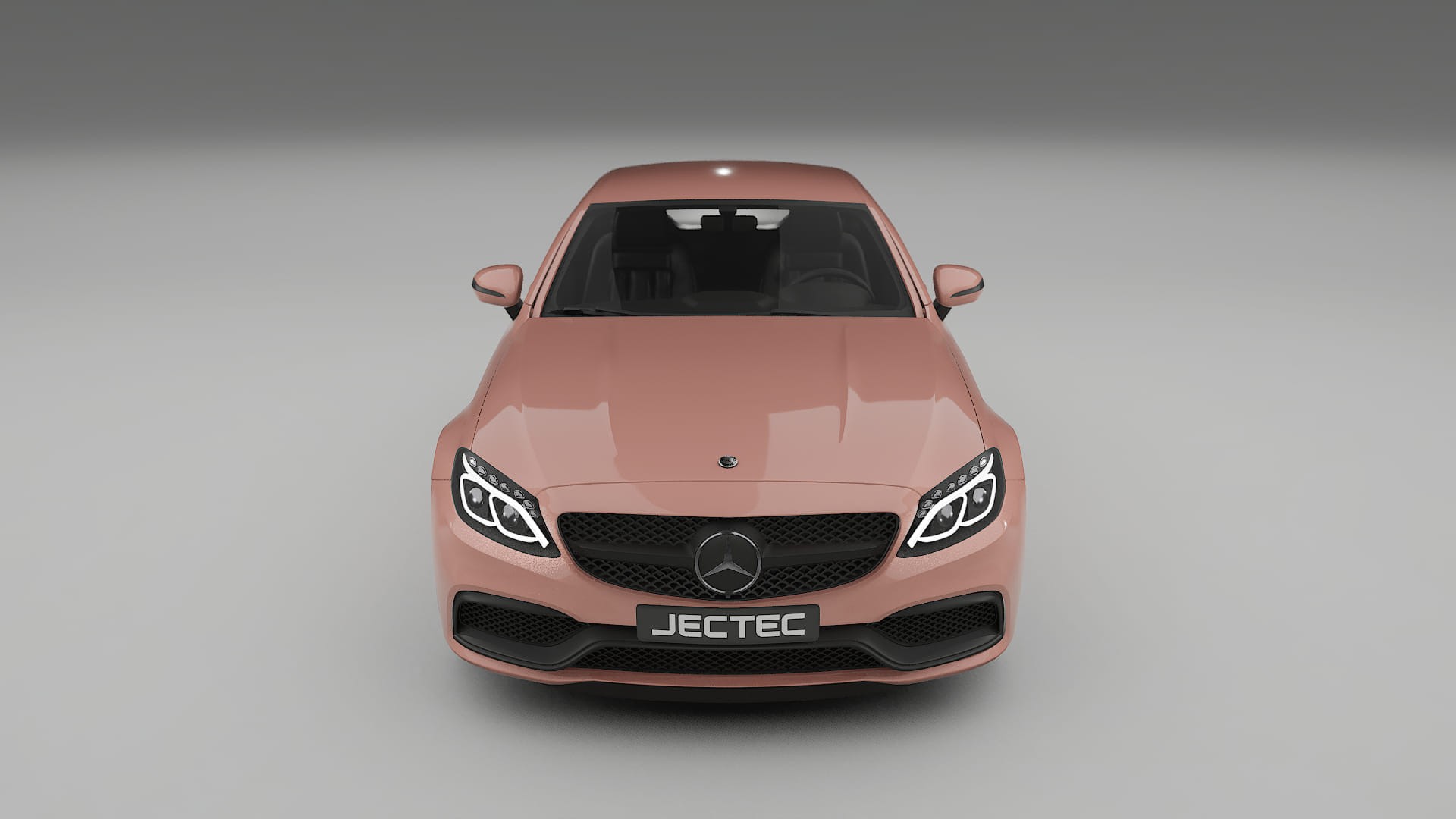 Mercedes C63 AMG W205 Coupe TPU Lackskyddsfilm | BLUSH Färgskiftande PPF – Komplett Förskuret Kit