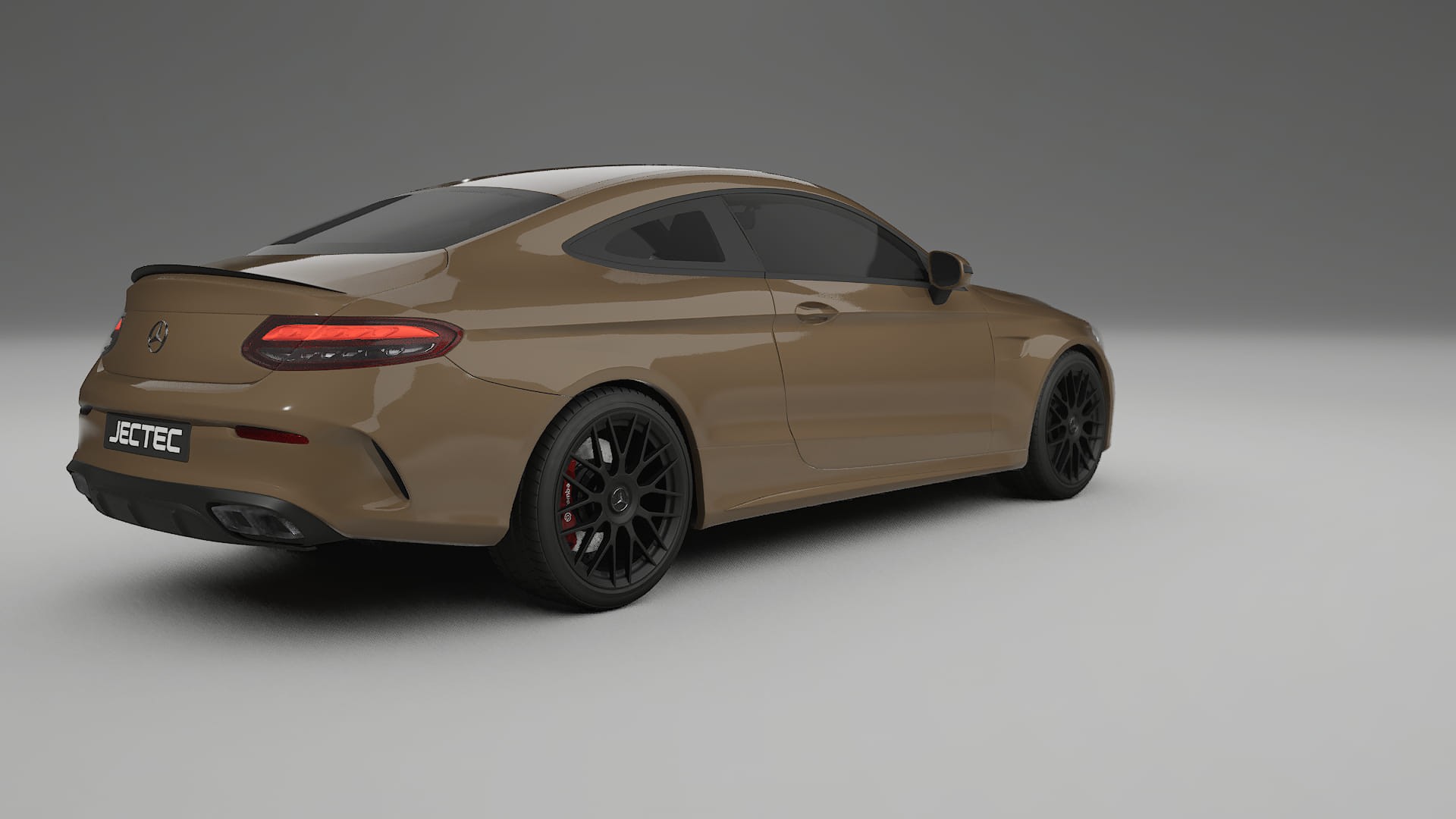 Mercedes C63 AMG W205 Coupe TPU Lackskyddsfilm | SAHARA Färgskiftande PPF – Komplett Förskuret Kit