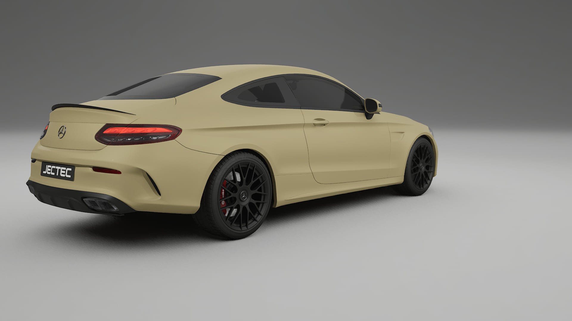 Mercedes C63 AMG W205 Coupe TPU Lackskyddsfilm | SAND Färgskiftande PPF – Komplett Förskuret Kit