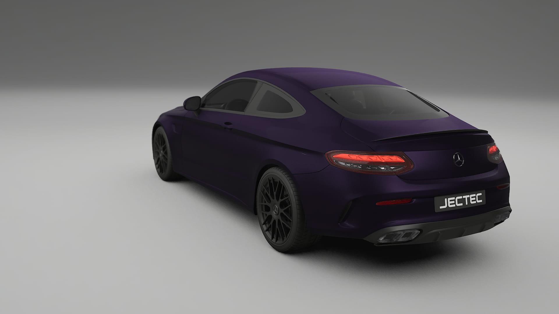 Mercedes C63 AMG W205 Coupe TPU Lackskyddsfilm | VIOLET Färgskiftande PPF – Komplett Förskuret Kit