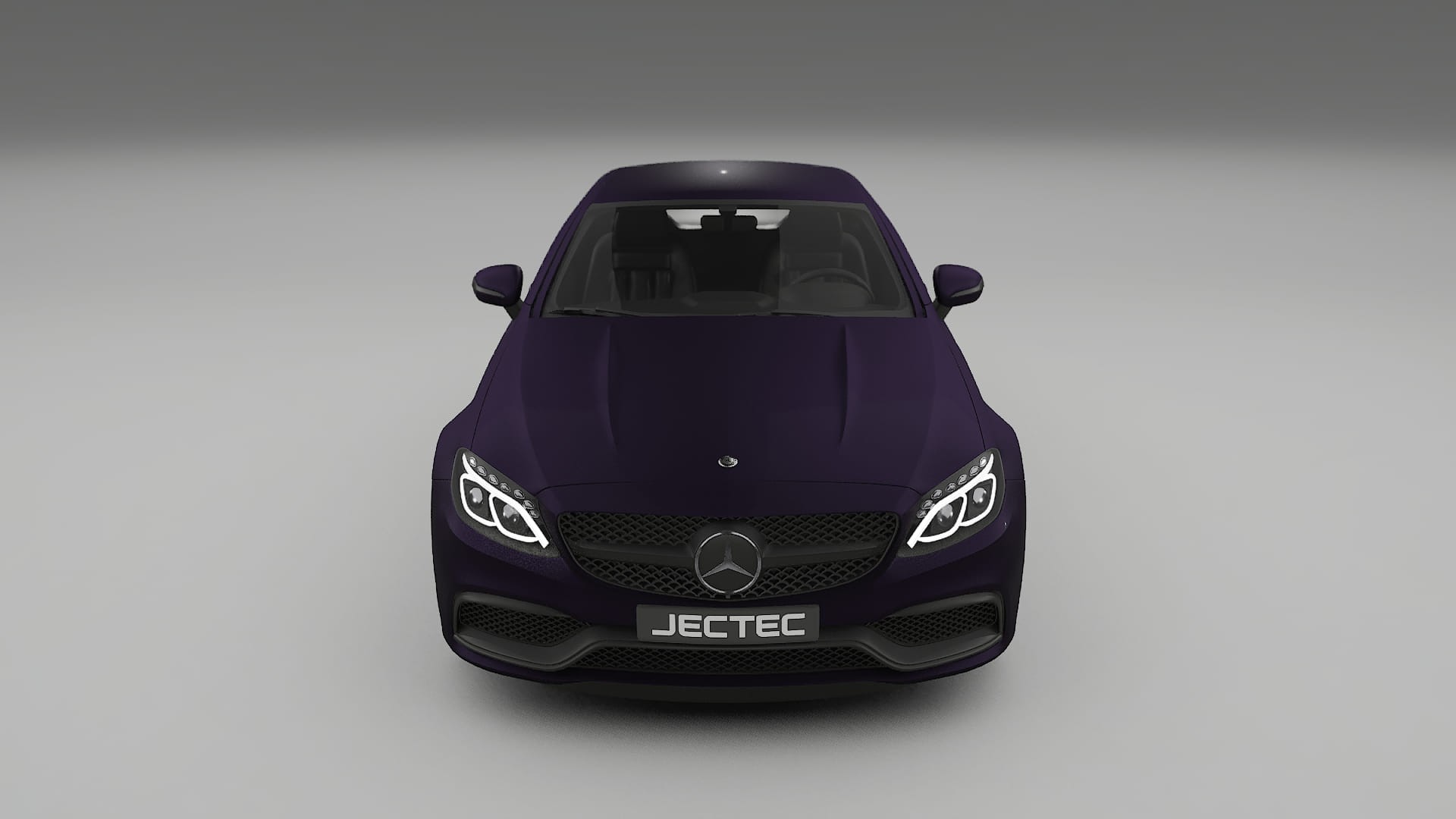 Mercedes C63 AMG W205 Coupe TPU Lackskyddsfilm | VIOLET Färgskiftande PPF – Komplett Förskuret Kit