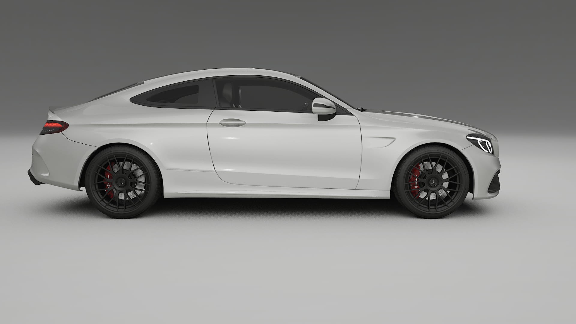 Mercedes C63 AMG W205 Coupe TPU Lackskyddsfilm | PEARL Färgskiftande PPF – Komplett Förskuret Kit
