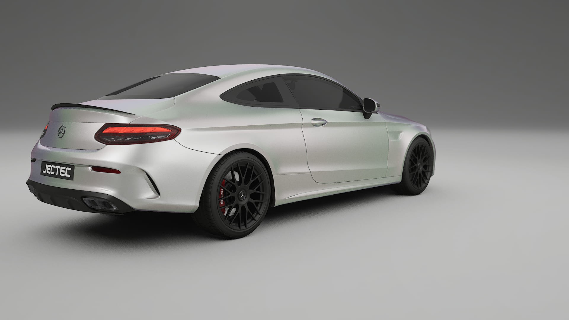 Mercedes C63 AMG W205 Coupe TPU Lackskyddsfilm | NEBULA Färgskiftande PPF – Komplett Förskuret Kit