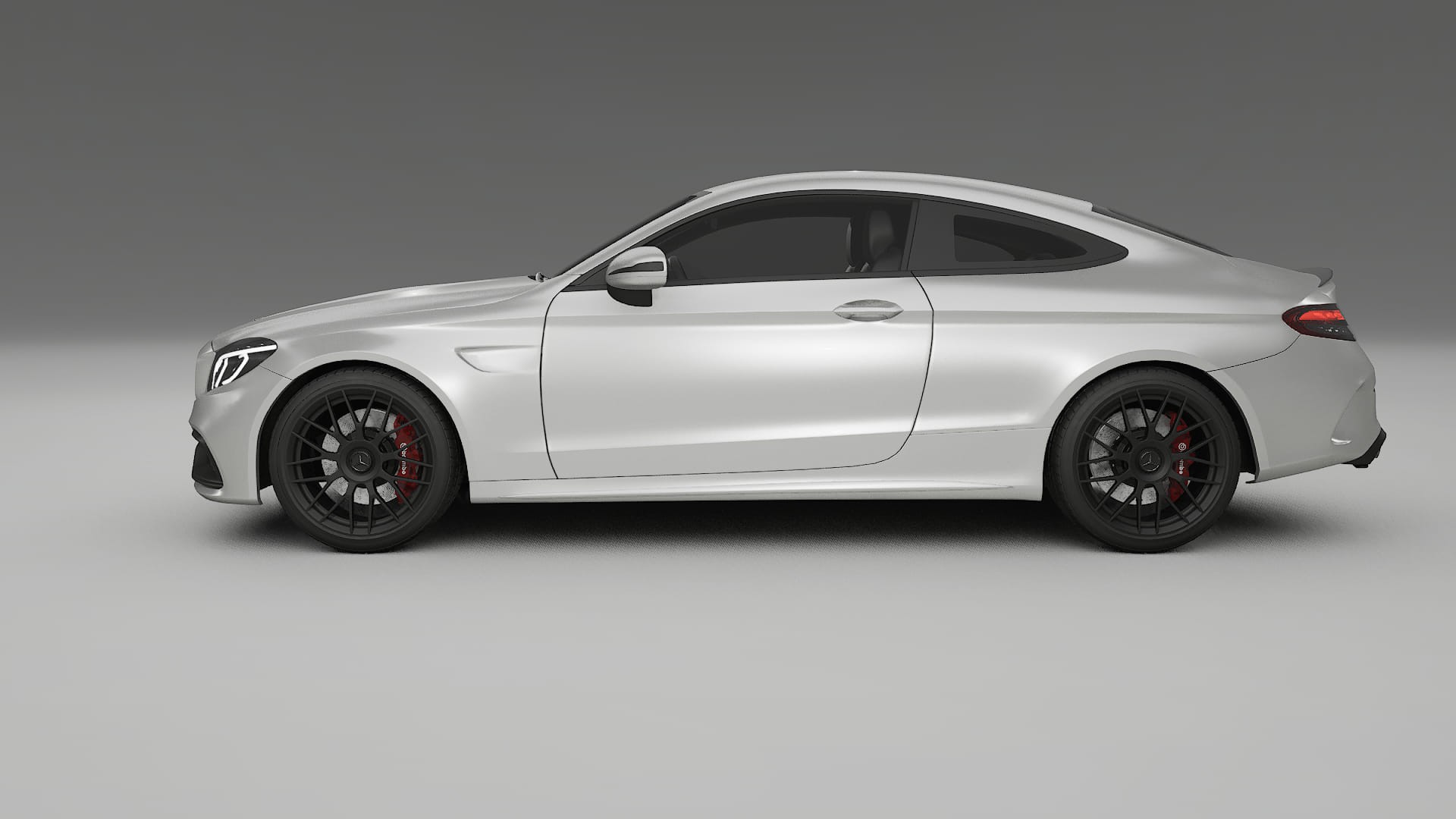 Mercedes C63 AMG W205 Coupe TPU Lackskyddsfilm | OPAL Färgskiftande PPF – Komplett Förskuret Kit