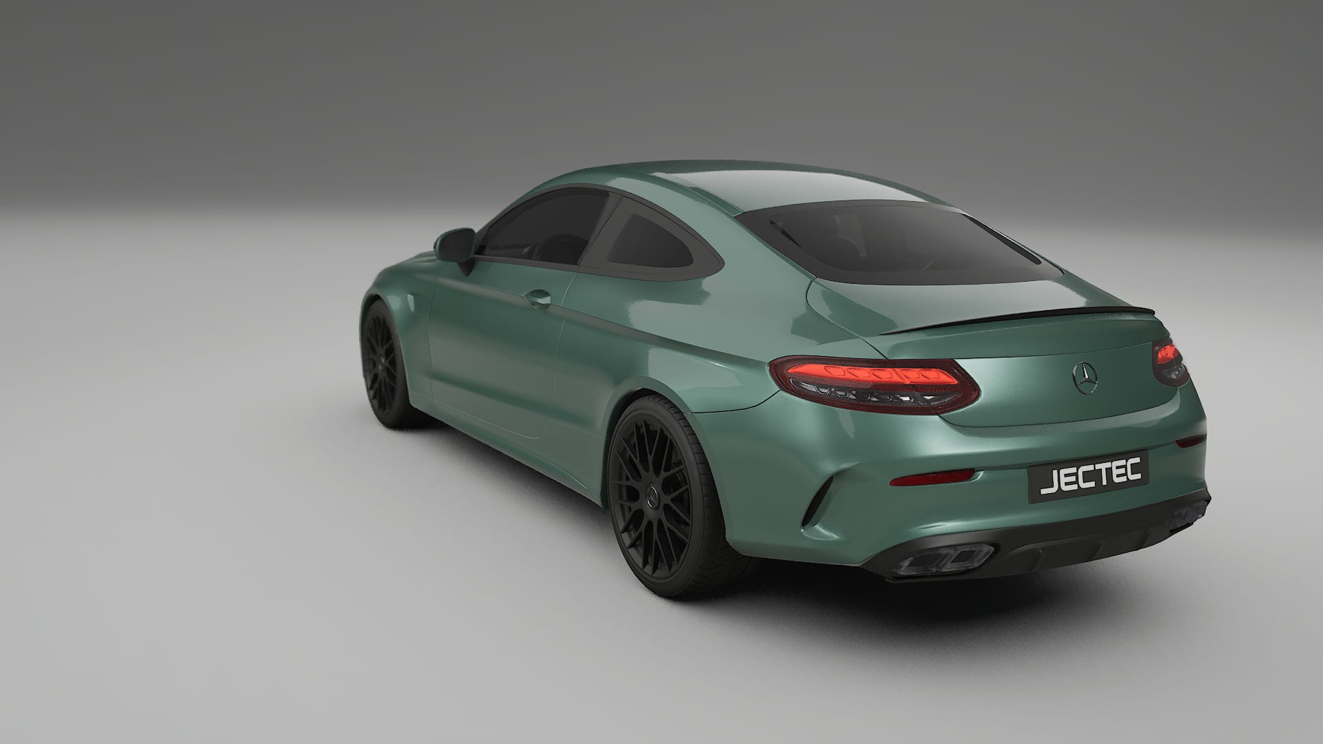 Mercedes C63 AMG W205 Coupe TPU Lackskyddsfilm | EVERGREEN Färgskiftande PPF – Komplett Förskuret Kit