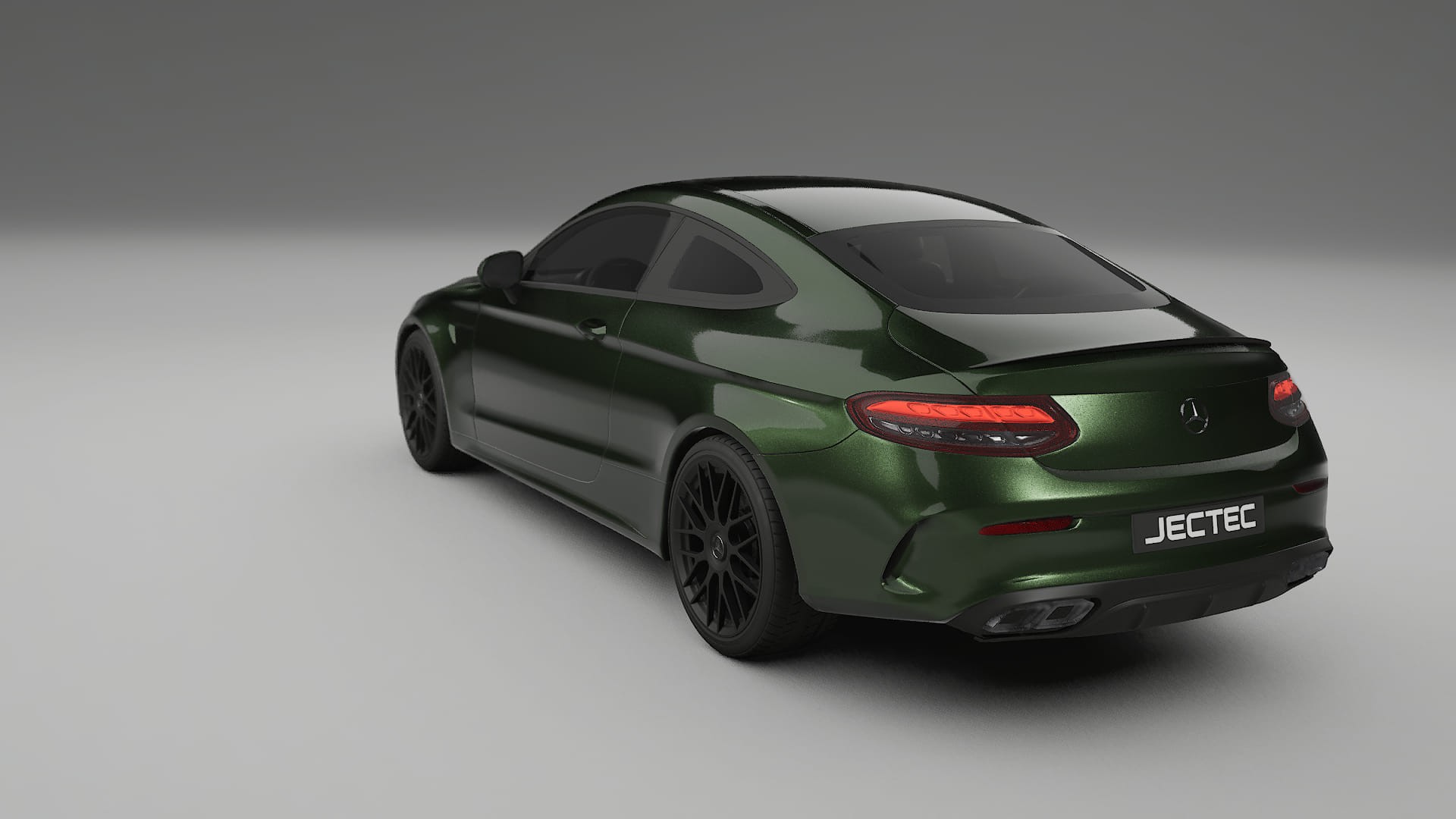 Mercedes C63 AMG W205 Coupe TPU Lackskyddsfilm | LAGOON Färgskiftande PPF – Komplett Förskuret Kit