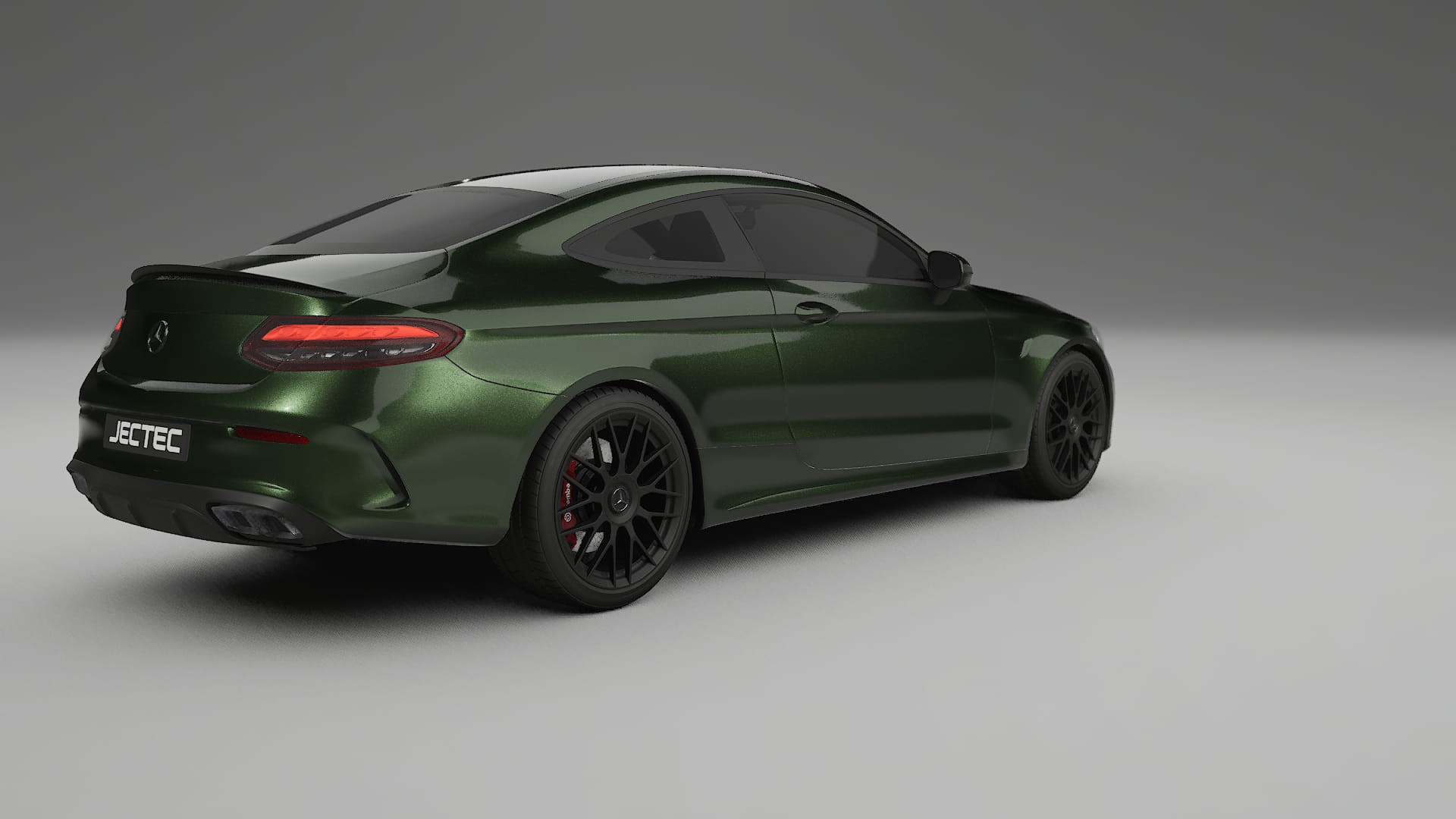 Mercedes C63 AMG W205 Coupe TPU Lackskyddsfilm | LAGOON Färgskiftande PPF – Komplett Förskuret Kit