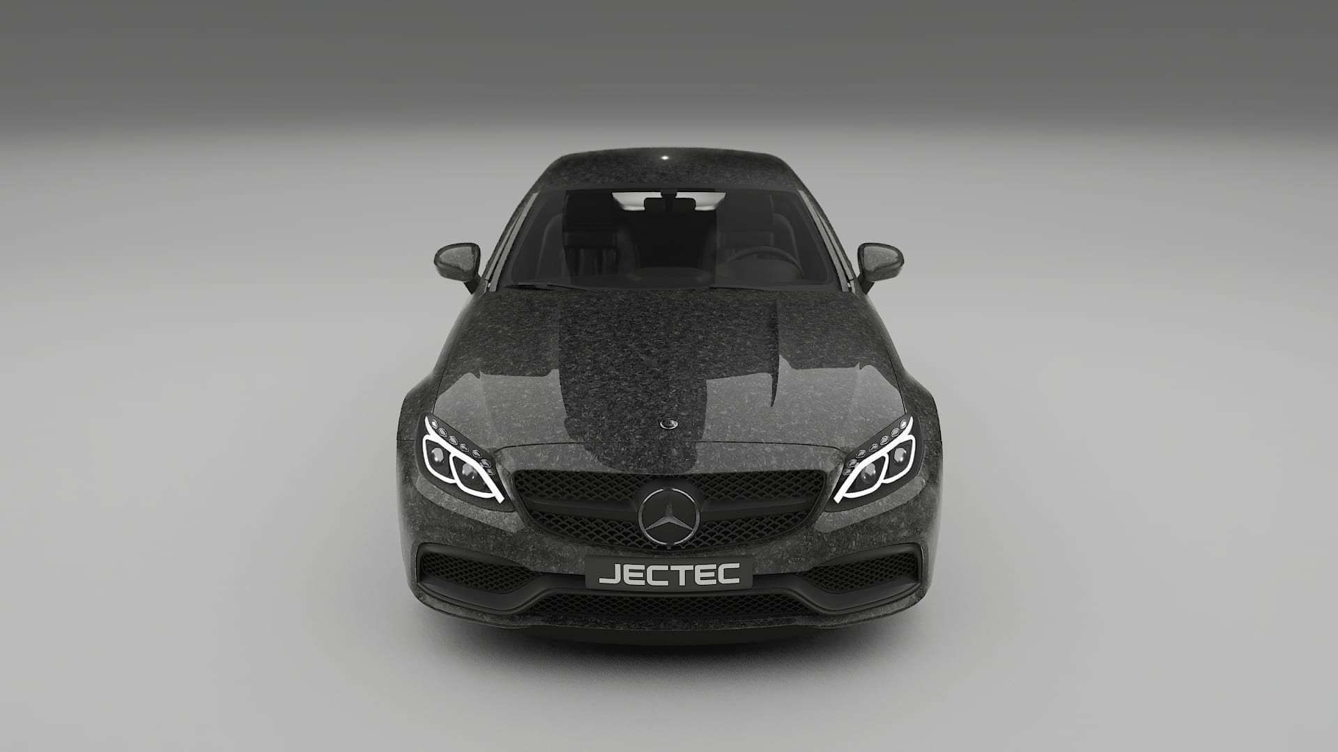 Mercedes C63 AMG W205 Coupe TPU Lackskyddsfilm | FORGED S Färgskiftande PPF – Komplett Förskuret Kit