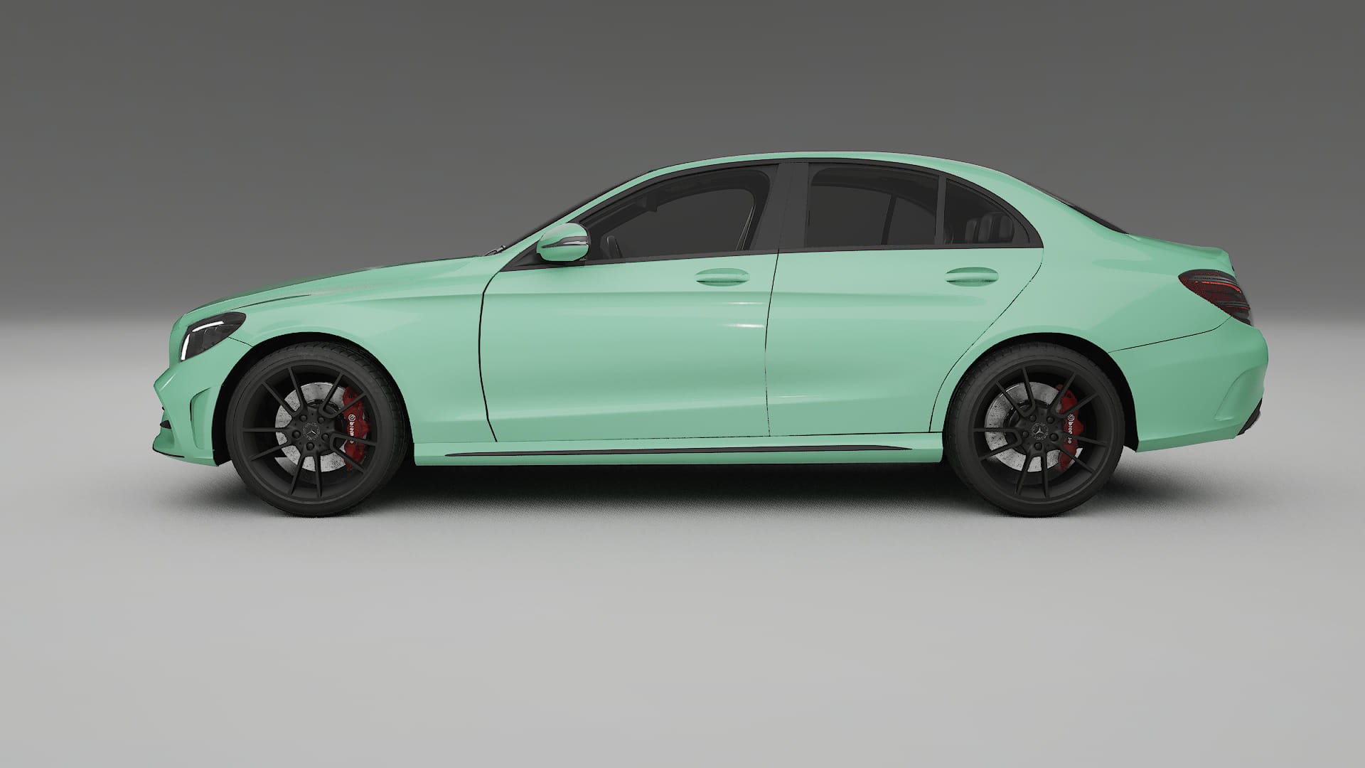 Mercedes C Class W205 AMG sedan TPU Lackskyddsfilm | DUSTY Färgskiftande PPF – Komplett Förskuret Kit