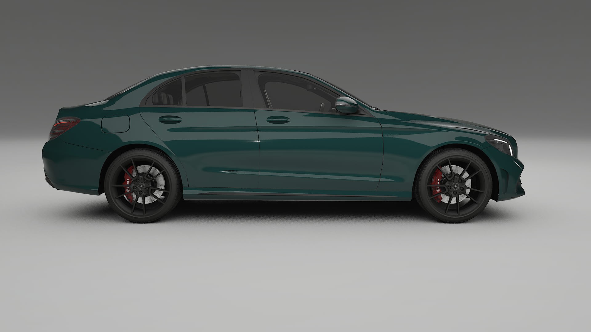 Mercedes C Class W205 AMG sedan TPU Lackskyddsfilm | INFERNO Färgskiftande PPF – Komplett Förskuret Kit