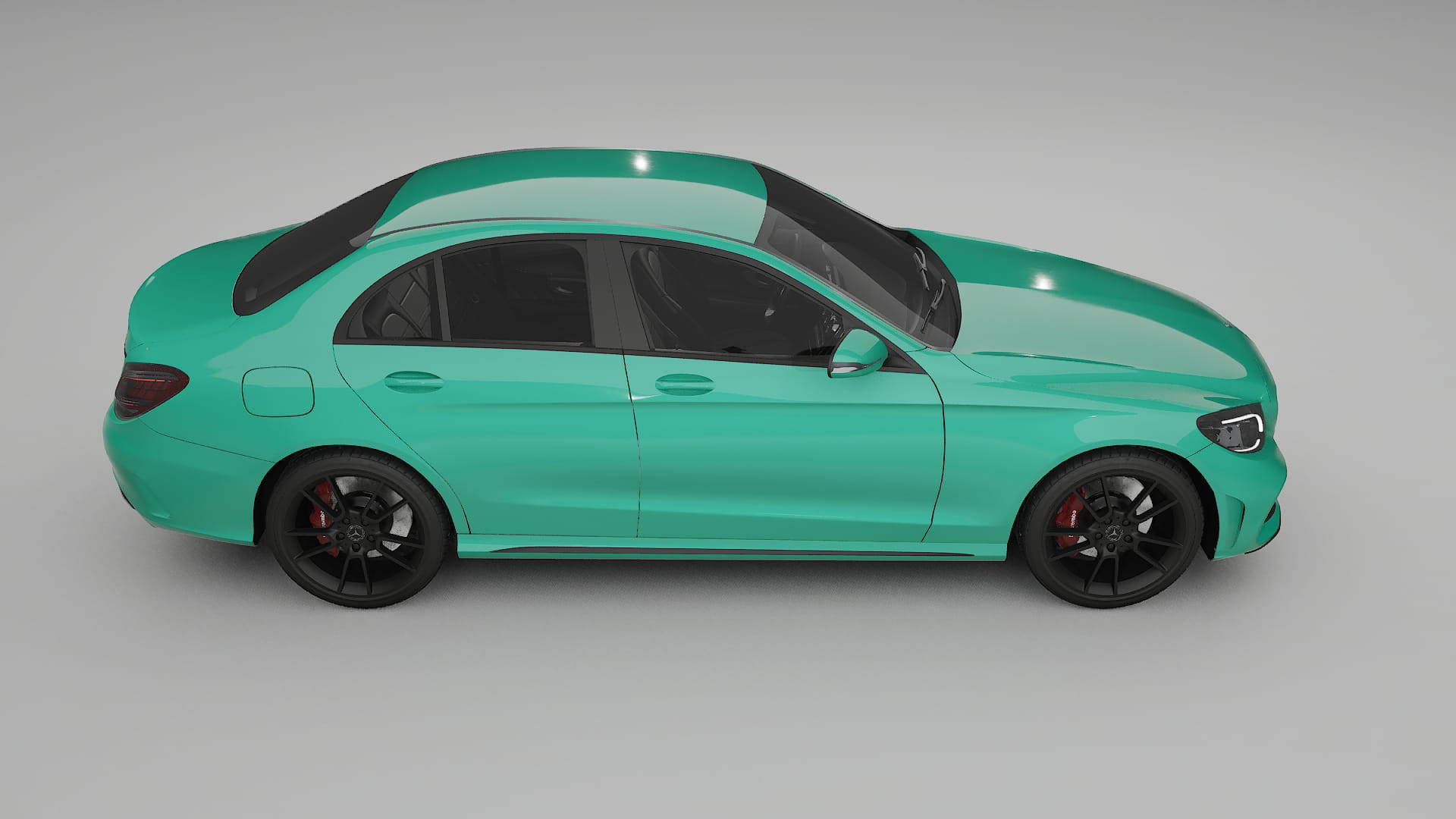 Mercedes C Class W205 AMG sedan TPU Lackskyddsfilm | JEWEL Färgskiftande PPF – Komplett Förskuret Kit