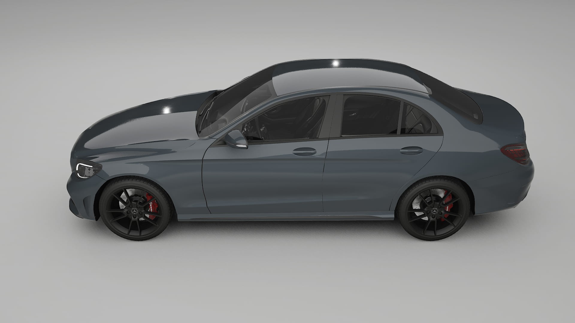 Mercedes C Class W205 AMG sedan TPU Lackskyddsfilm | GRANITE Färgskiftande PPF – Komplett Förskuret Kit