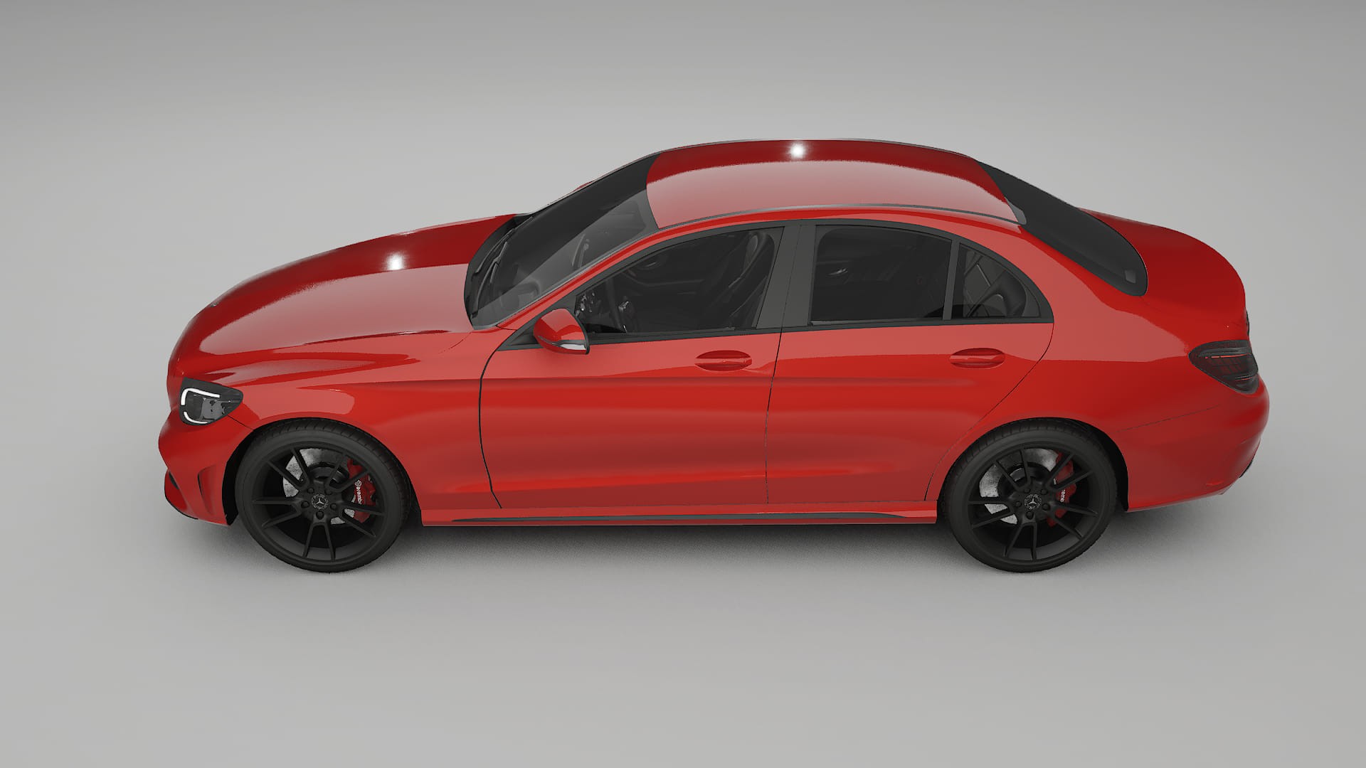 Mercedes C Class W205 AMG sedan TPU Lackskyddsfilm | BLAZE Färgskiftande PPF – Komplett Förskuret Kit