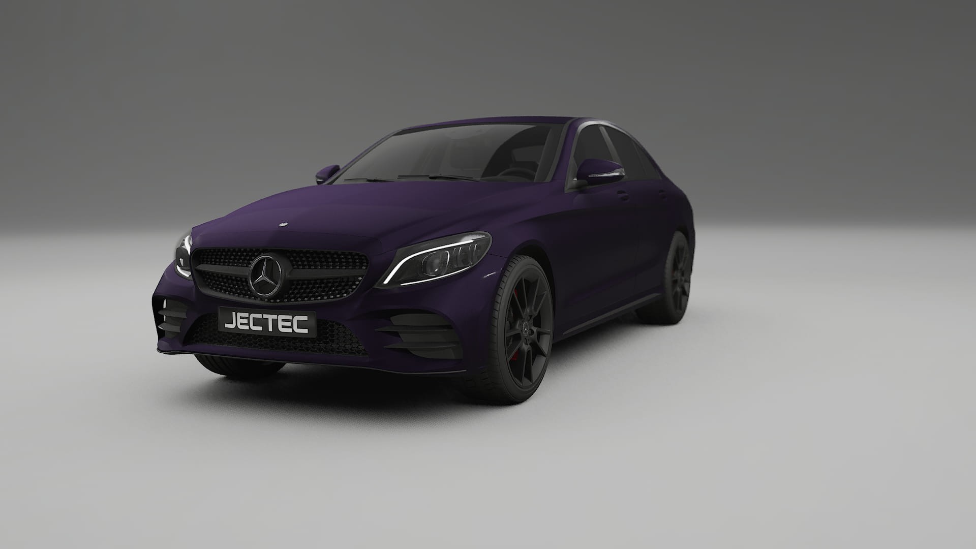 Mercedes C Class W205 AMG sedan TPU Lackskyddsfilm | VIOLET Färgskiftande PPF – Komplett Förskuret Kit