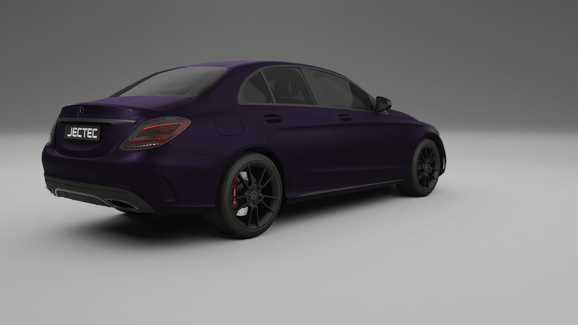 Mercedes C Class W205 AMG sedan TPU Lackskyddsfilm | VIOLET Färgskiftande PPF – Komplett Förskuret Kit