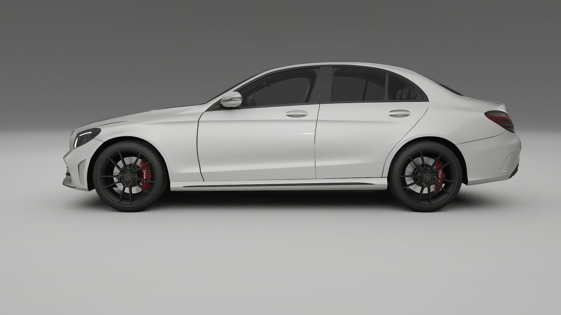 Mercedes C Class W205 AMG sedan TPU Lackskyddsfilm | PEARL Färgskiftande PPF – Komplett Förskuret Kit