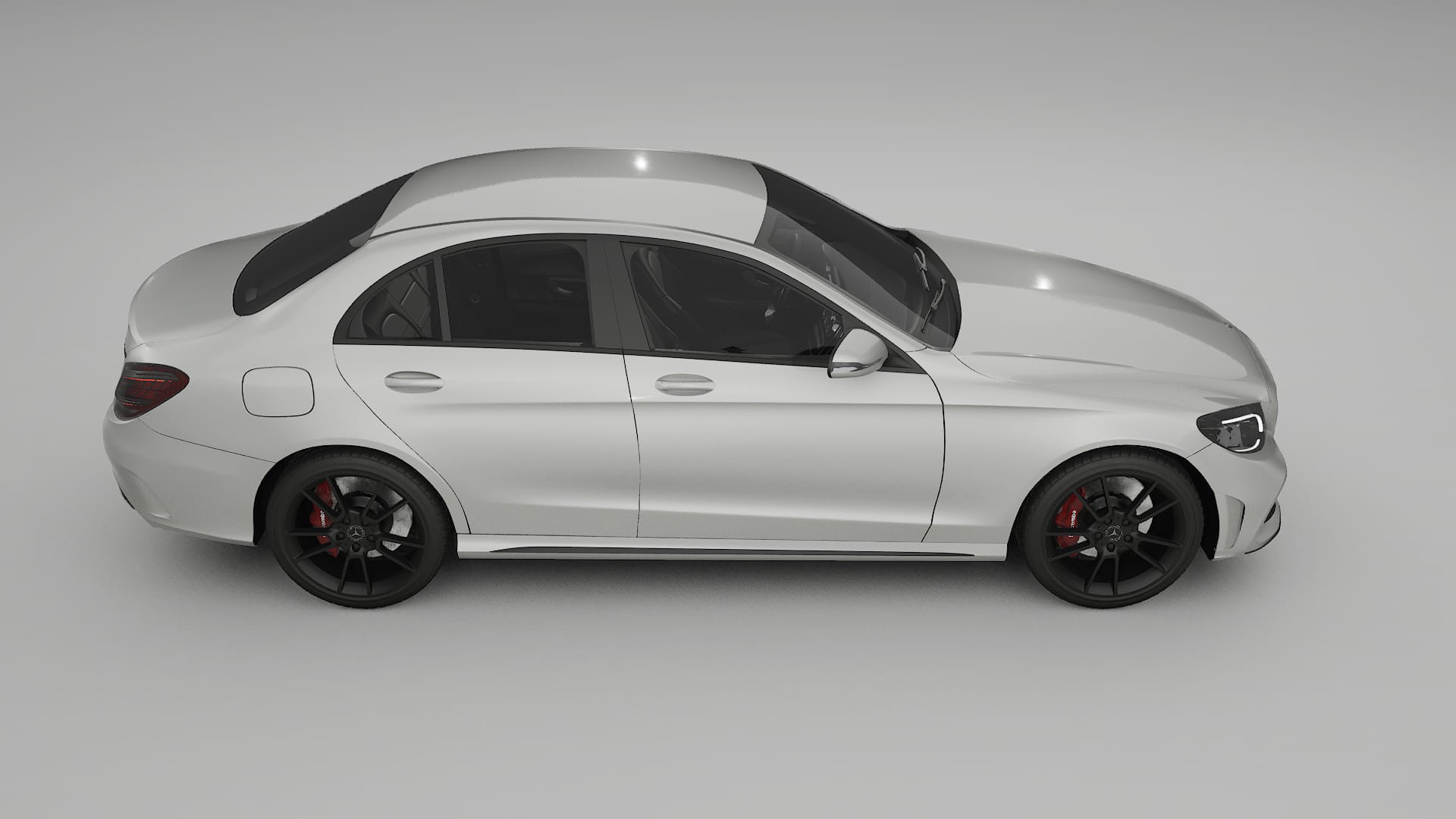 Mercedes C Class W205 AMG sedan TPU Lackskyddsfilm | PEARL Färgskiftande PPF – Komplett Förskuret Kit