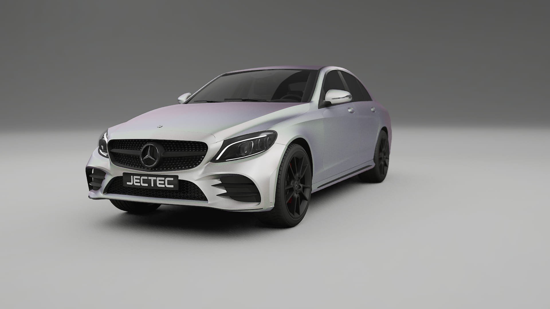 Mercedes C Class W205 AMG sedan TPU Lackskyddsfilm | NEBULA Färgskiftande PPF – Komplett Förskuret Kit