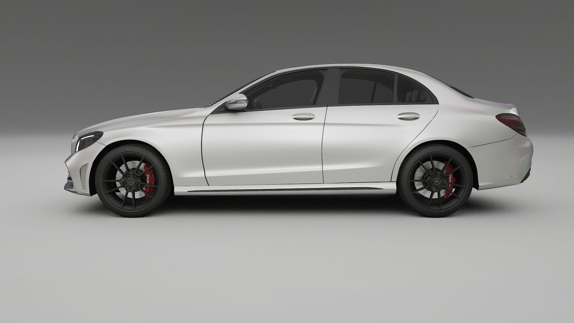 Mercedes C Class W205 AMG sedan TPU Lackskyddsfilm | NEBULA Färgskiftande PPF – Komplett Förskuret Kit