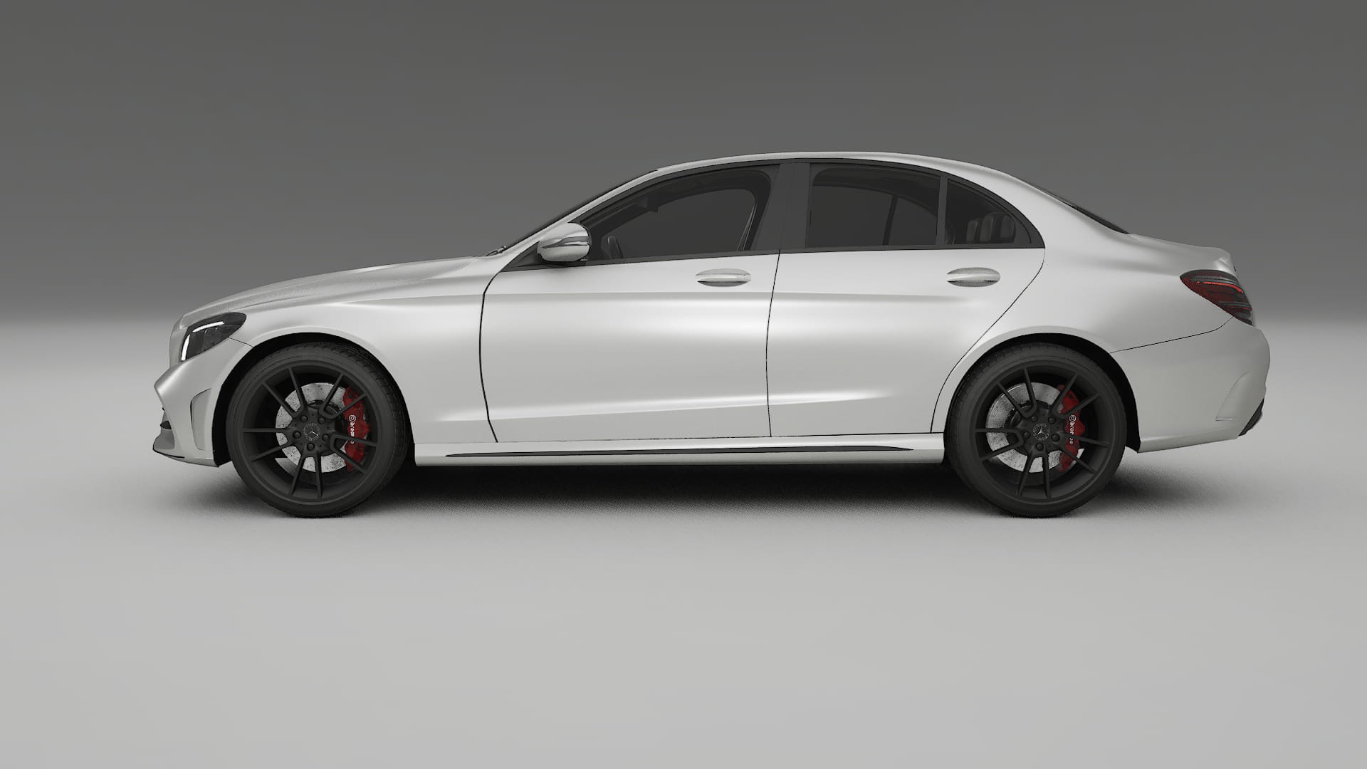 Mercedes C Class W205 AMG sedan TPU Lackskyddsfilm | OPAL Färgskiftande PPF – Komplett Förskuret Kit