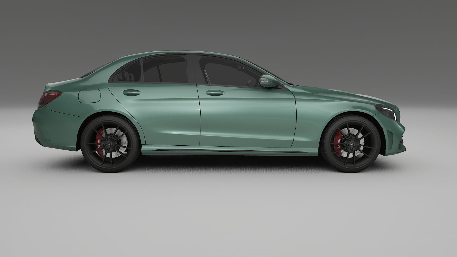 Mercedes C Class W205 AMG sedan TPU Lackskyddsfilm | EVERGREEN Färgskiftande PPF – Komplett Förskuret Kit