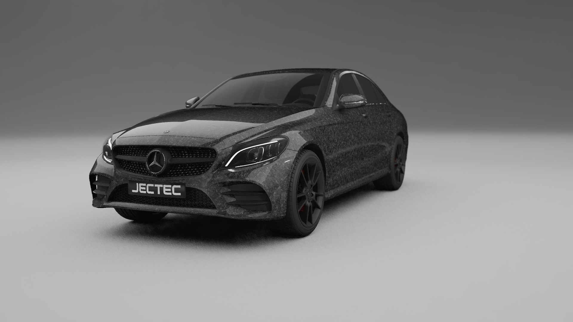 Mercedes C Class W205 AMG sedan TPU Lackskyddsfilm | FORGED S Färgskiftande PPF – Komplett Förskuret Kit 2