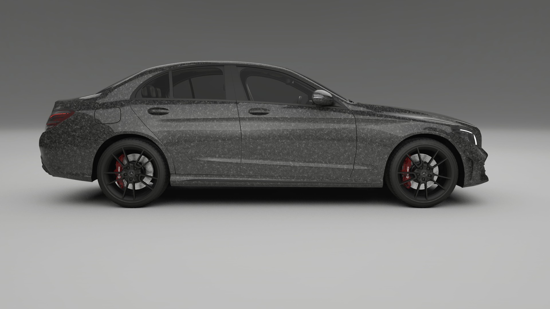 Mercedes C Class W205 AMG sedan TPU Lackskyddsfilm | FORGED S Färgskiftande PPF – Komplett Förskuret Kit