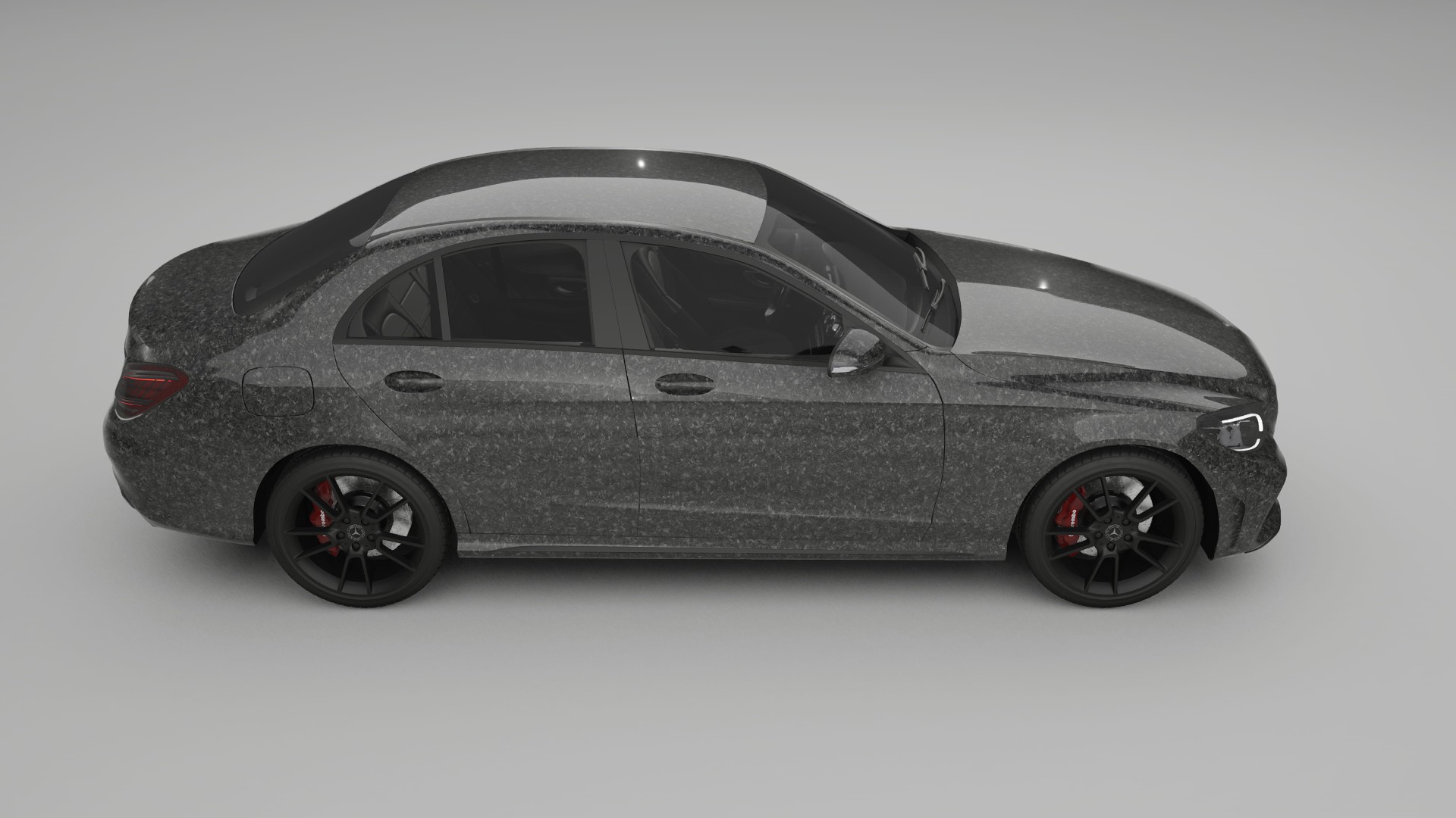 Mercedes C Class W205 AMG sedan TPU Lackskyddsfilm | FORGED S Färgskiftande PPF – Komplett Förskuret Kit