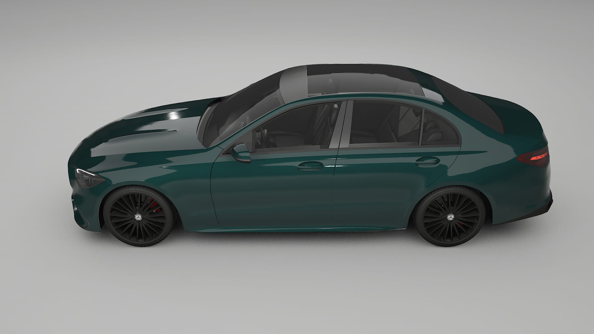 Mercedes C Class W206 TPU Lackskyddsfilm | INFERNO Färgskiftande PPF – Komplett Förskuret Kit