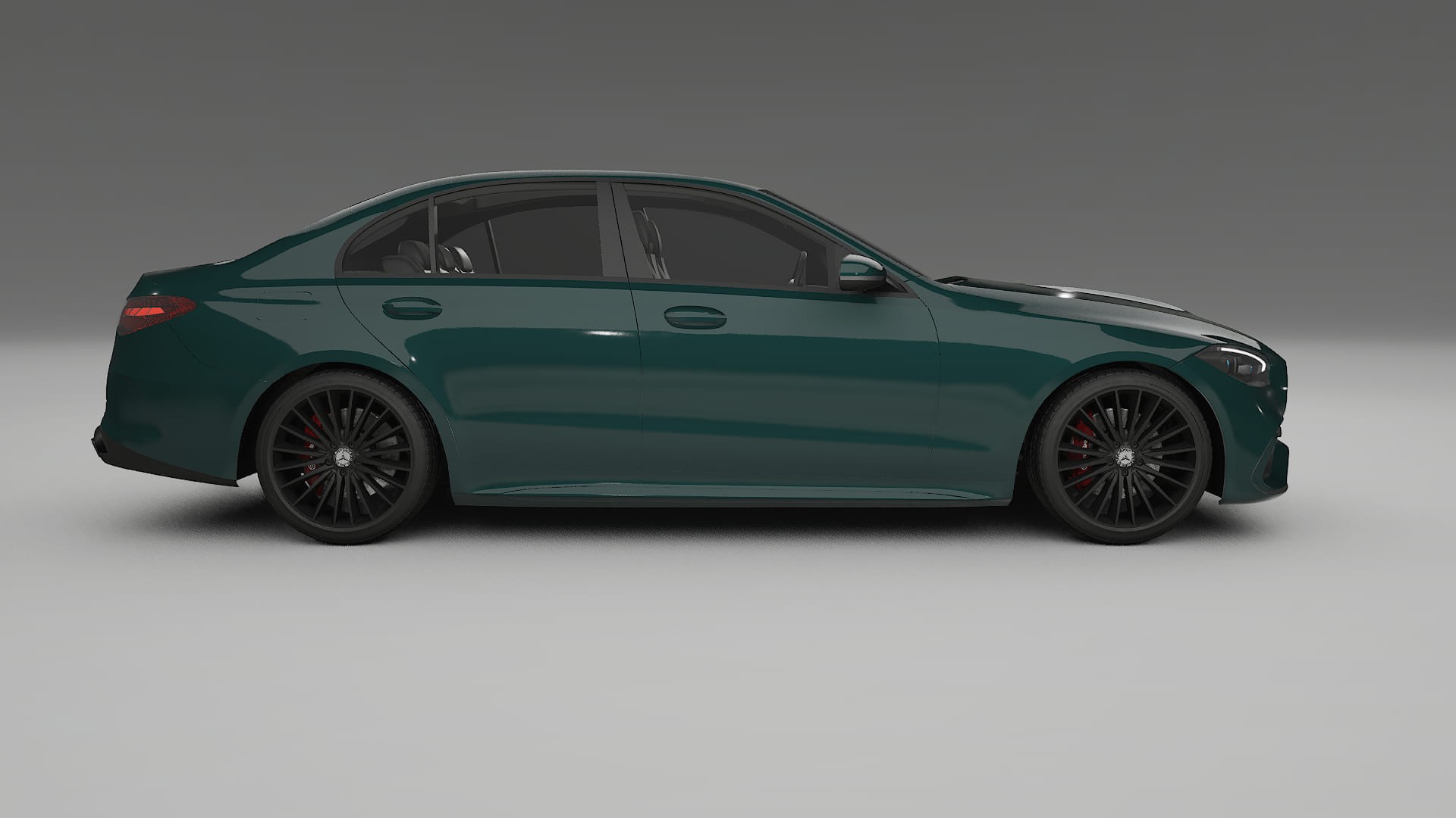 Mercedes C Class W206 TPU Lackskyddsfilm | INFERNO Färgskiftande PPF – Komplett Förskuret Kit