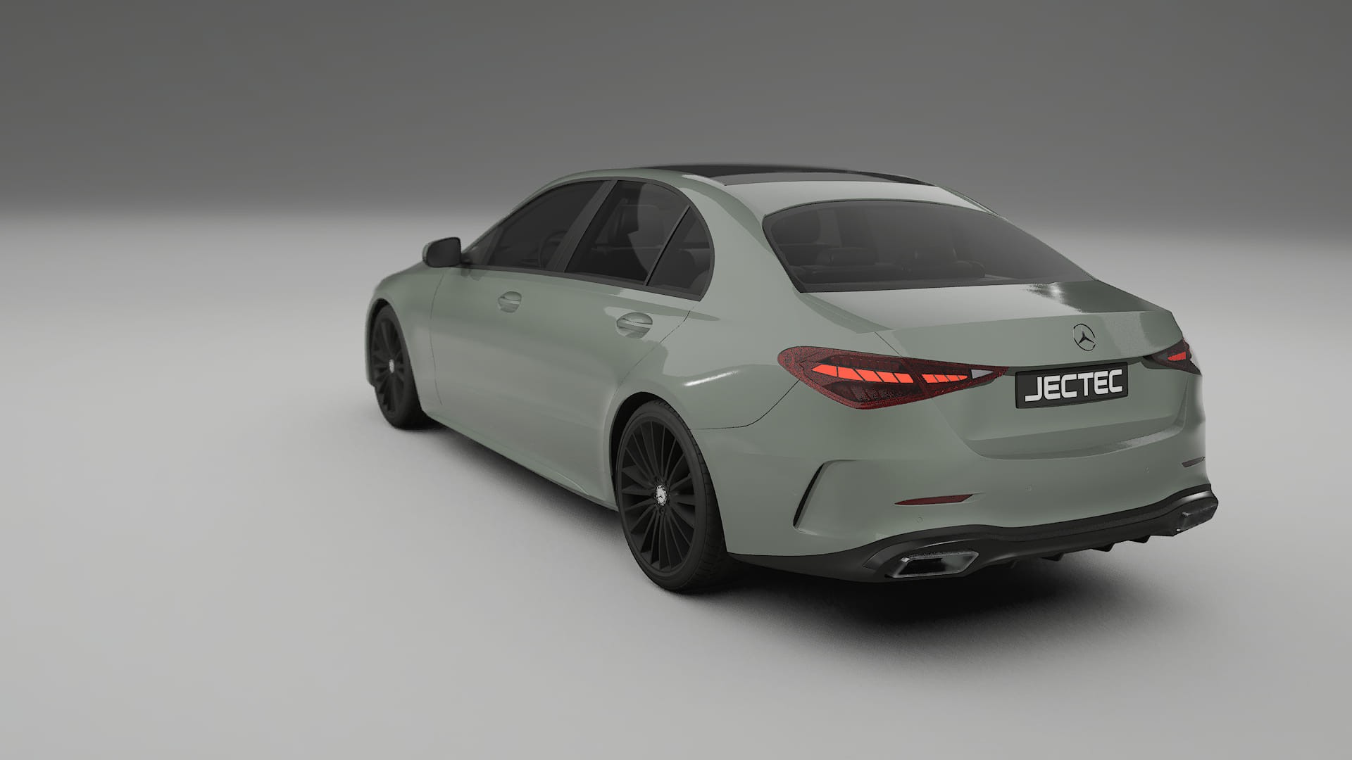 Mercedes C Class W206 TPU Lackskyddsfilm | SLATE Färgskiftande PPF – Komplett Förskuret Kit