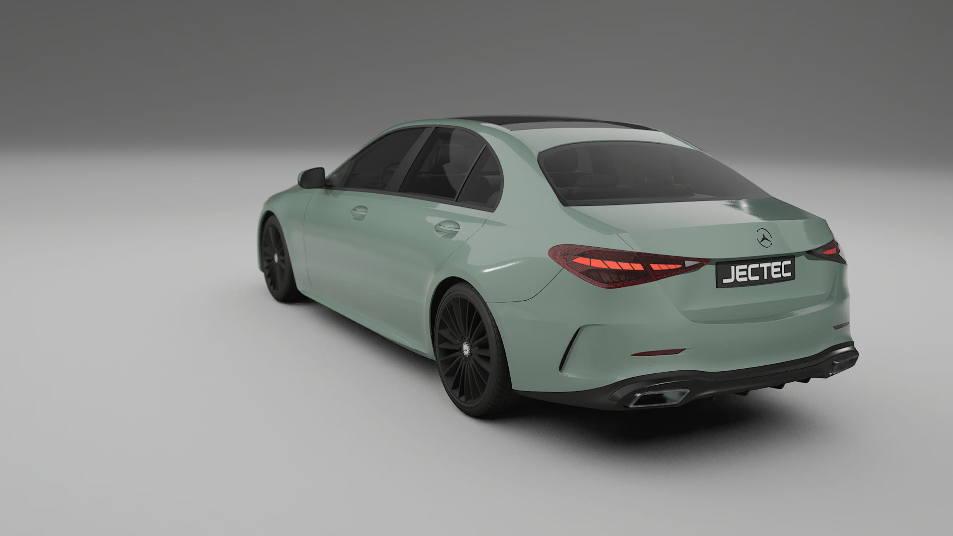 Mercedes C Class W206 TPU Lackskyddsfilm | CINDER Färgskiftande PPF – Komplett Förskuret Kit