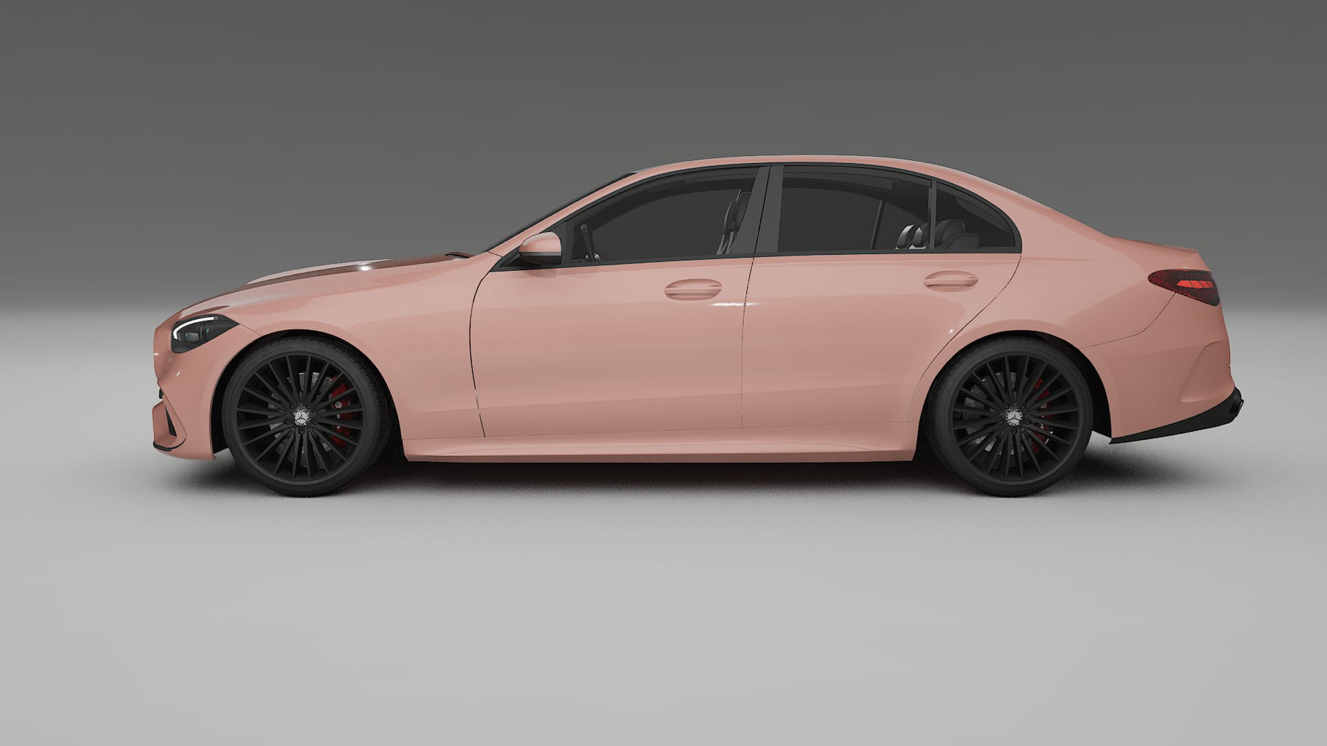 Mercedes C Class W206 TPU Lackskyddsfilm | BLUSH Färgskiftande PPF – Komplett Förskuret Kit