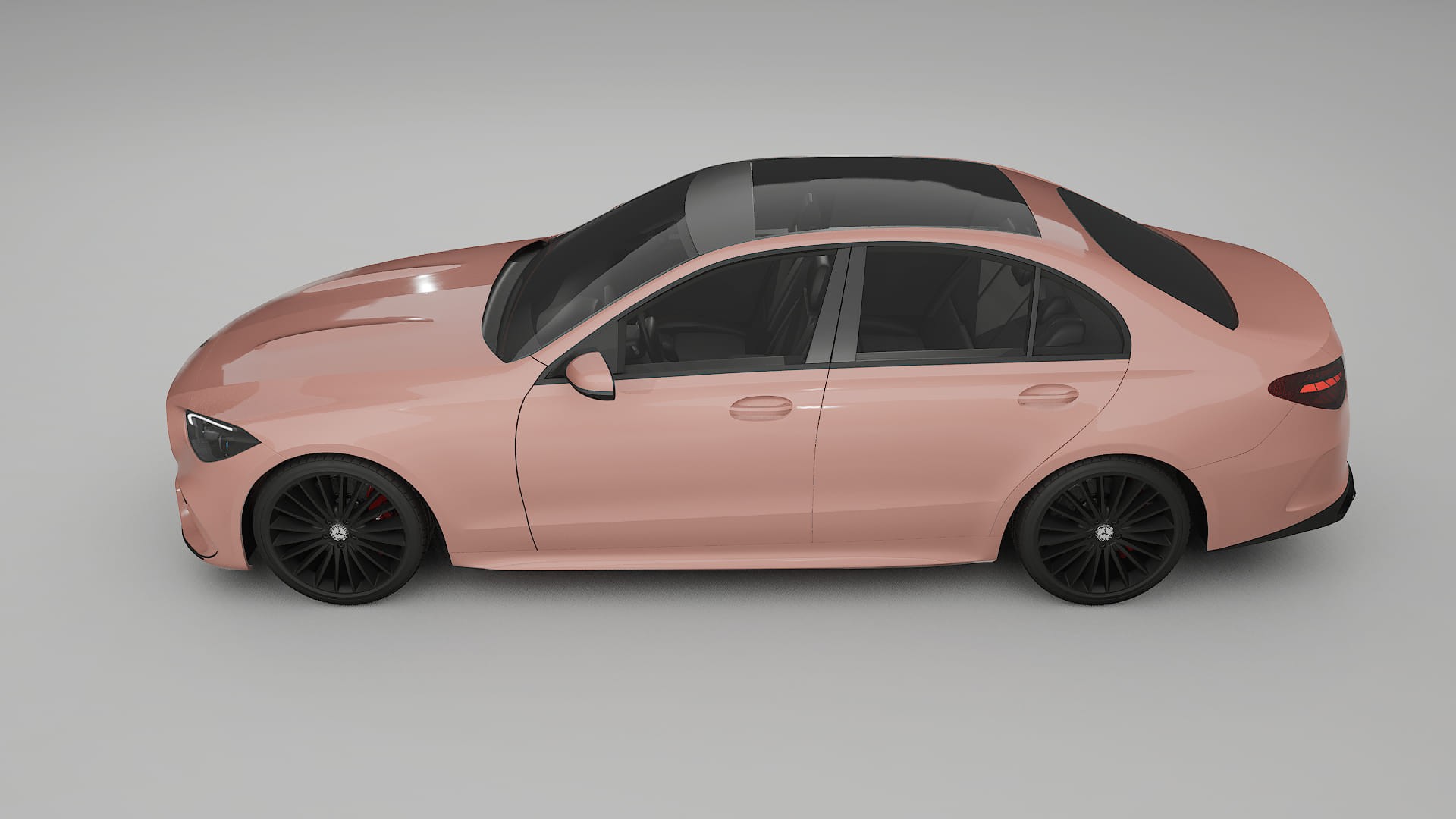Mercedes C Class W206 TPU Lackskyddsfilm | BLUSH Färgskiftande PPF – Komplett Förskuret Kit