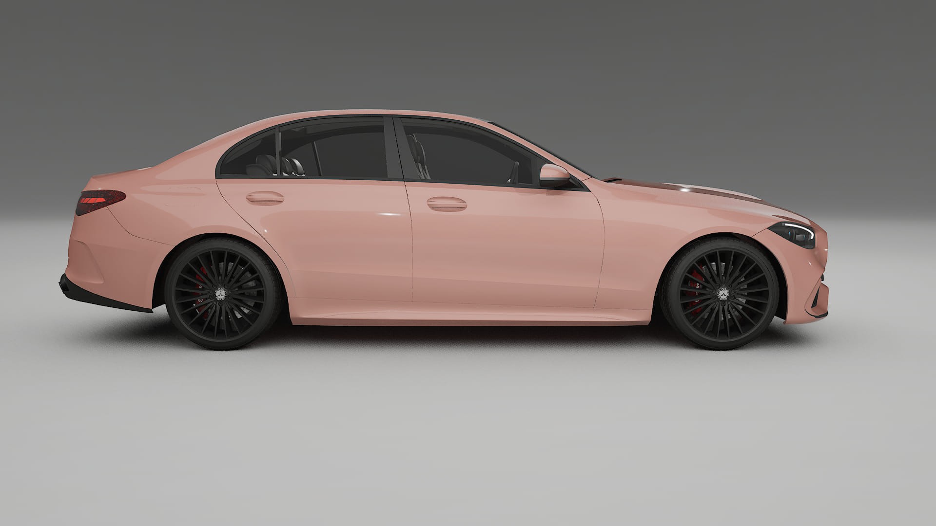 Mercedes C Class W206 TPU Lackskyddsfilm | BLUSH Färgskiftande PPF – Komplett Förskuret Kit