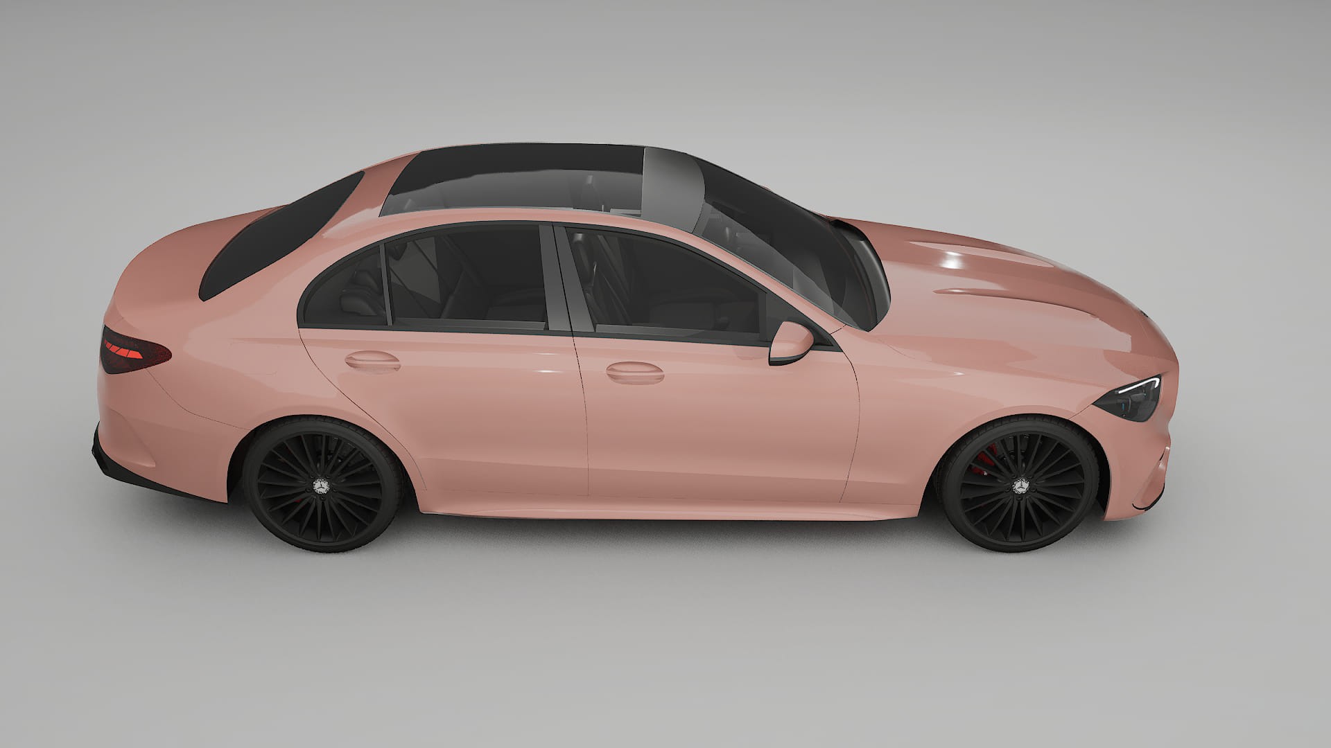 Mercedes C Class W206 TPU Lackskyddsfilm | BLUSH Färgskiftande PPF – Komplett Förskuret Kit